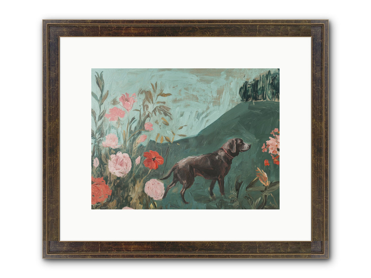 Legacy Of Love Framed Print - Slimwoods Black/Gold 12x9