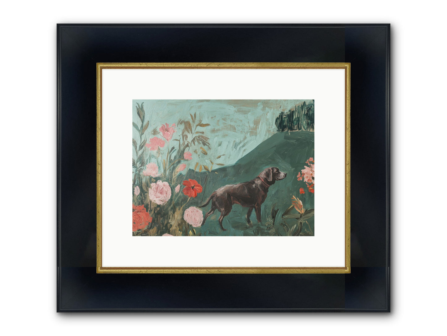 Legacy Of Love Framed Print - Wide Black w/Gold 12x9