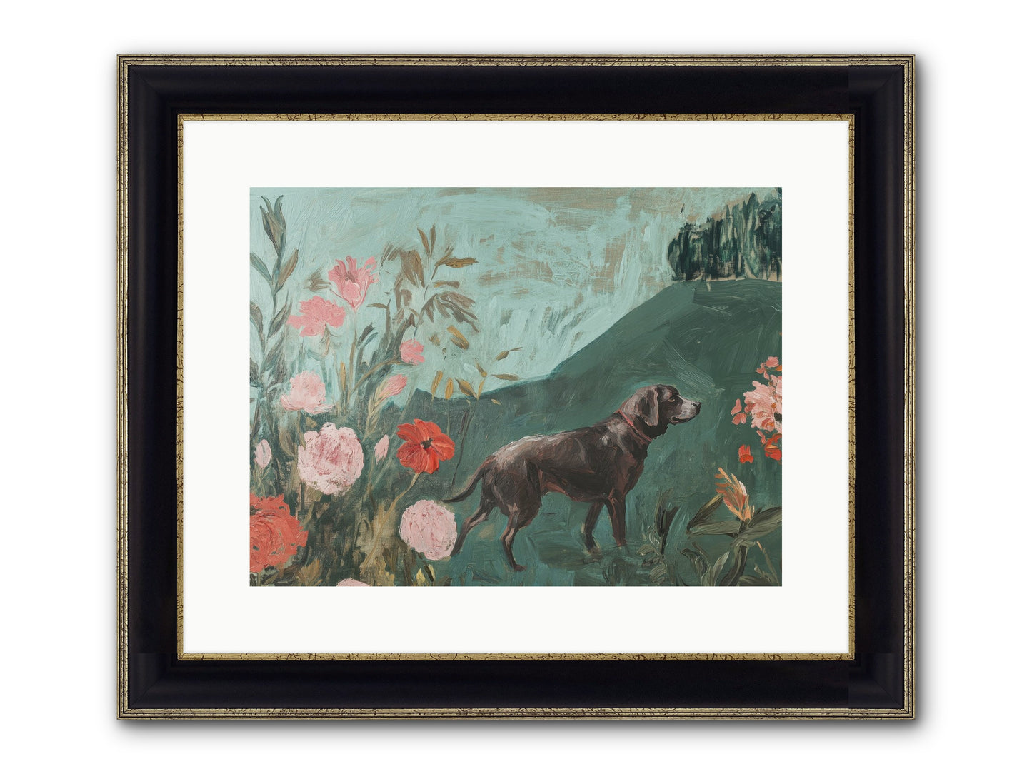 Legacy Of Love Framed Print - Black & Gold 16x12