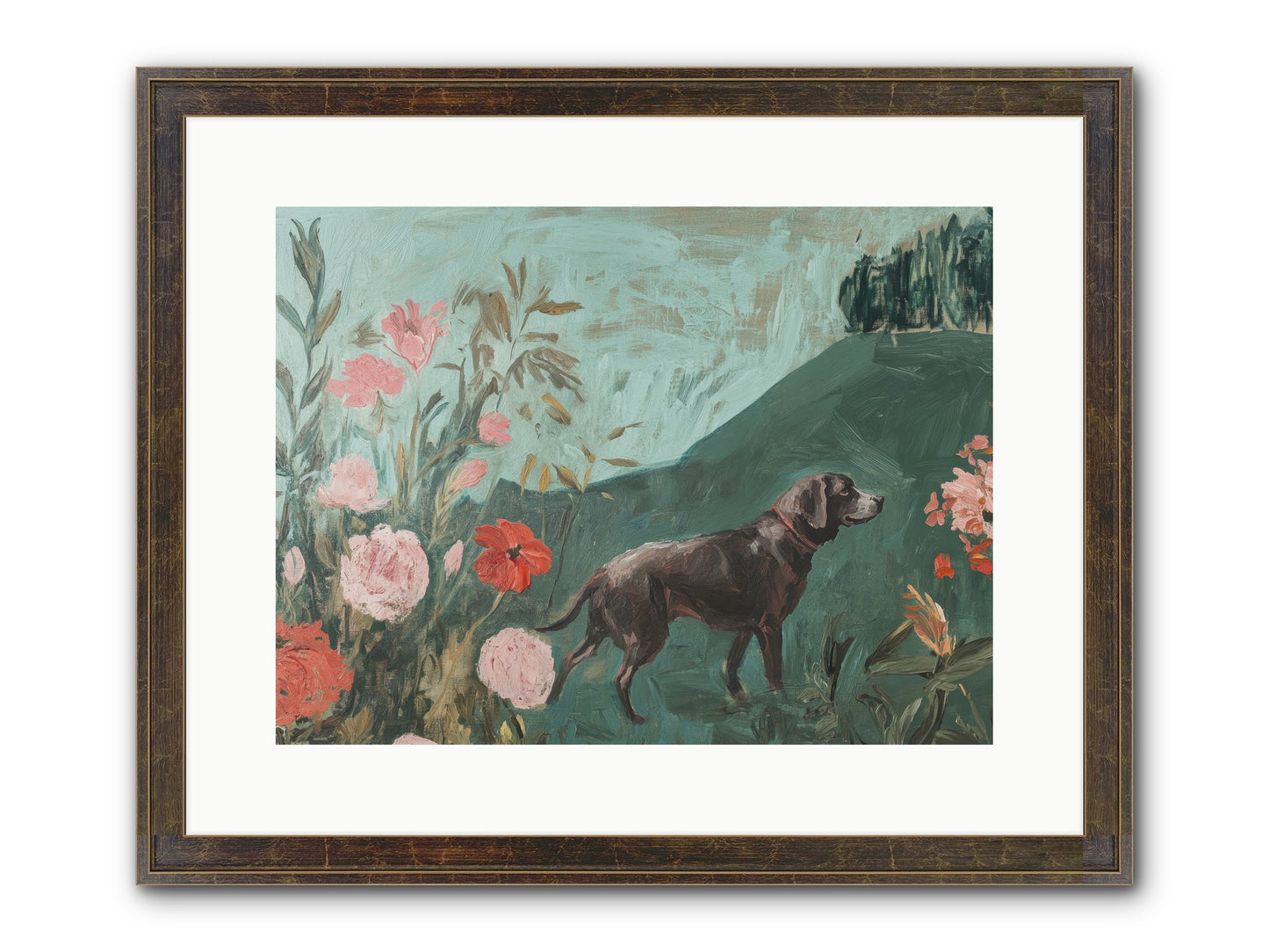 Legacy Of Love Framed Print - Slimwoods Black/Gold 16x12