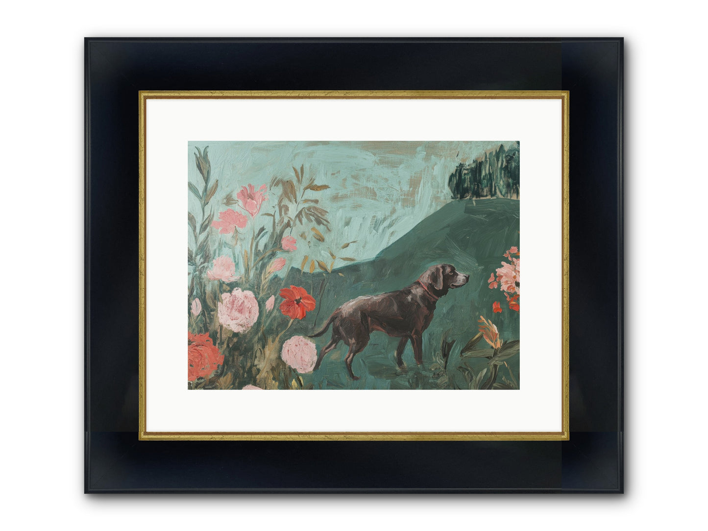 Legacy Of Love Framed Print - Wide Black w/Gold 16x12