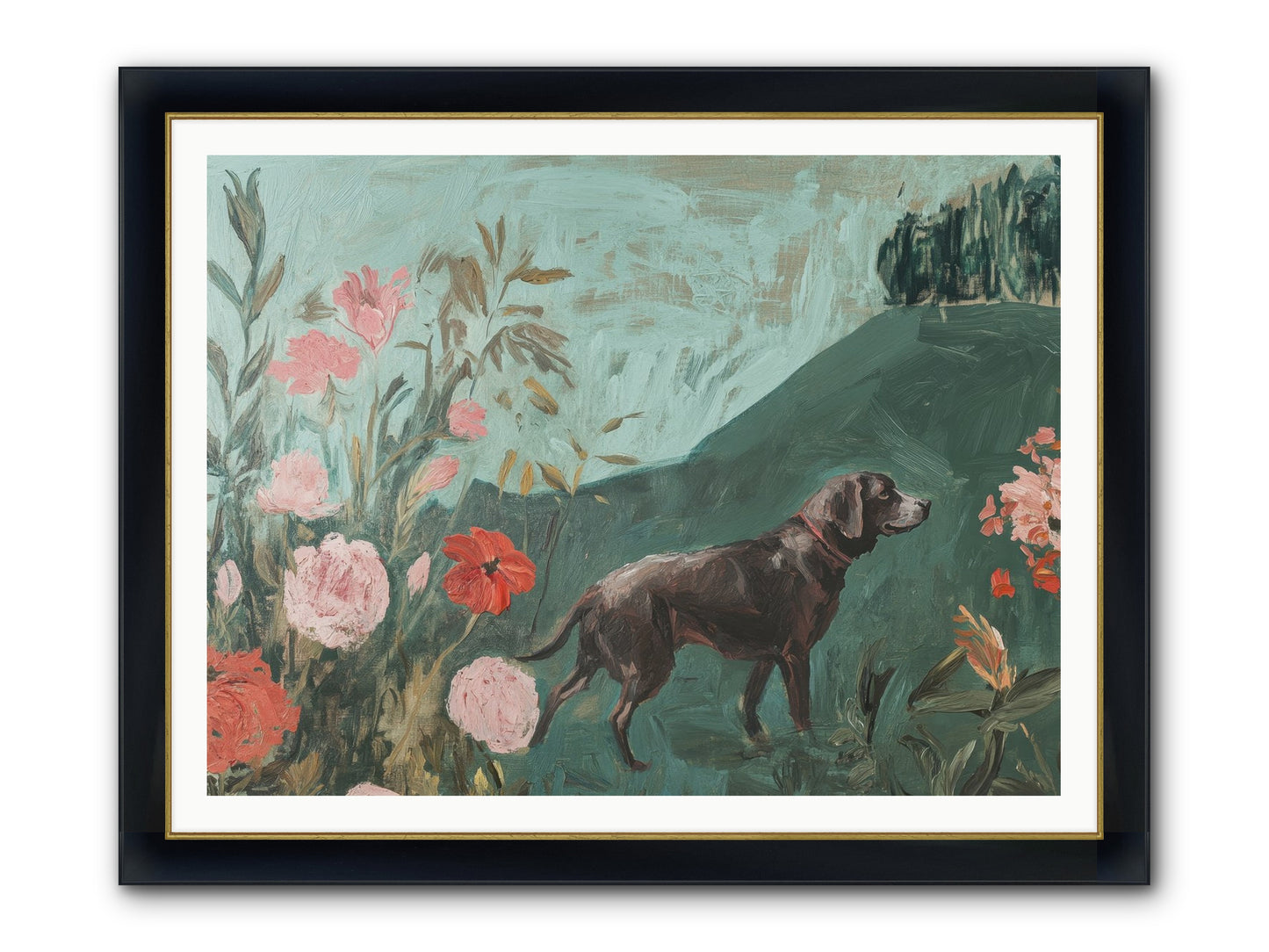 Legacy Of Love Framed Print - Wide Black w/Gold 48x36