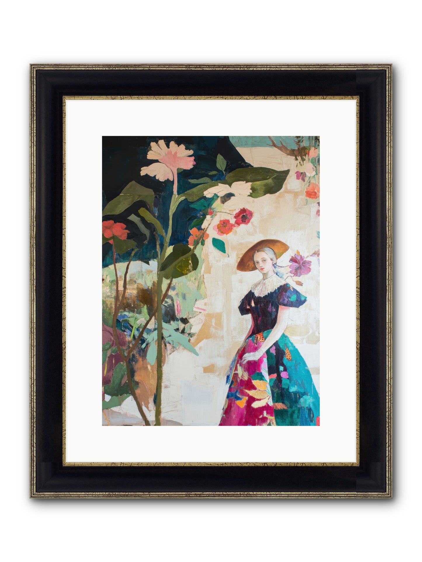 Legacy Of Seeds Framed Print - Black & Gold 12x16