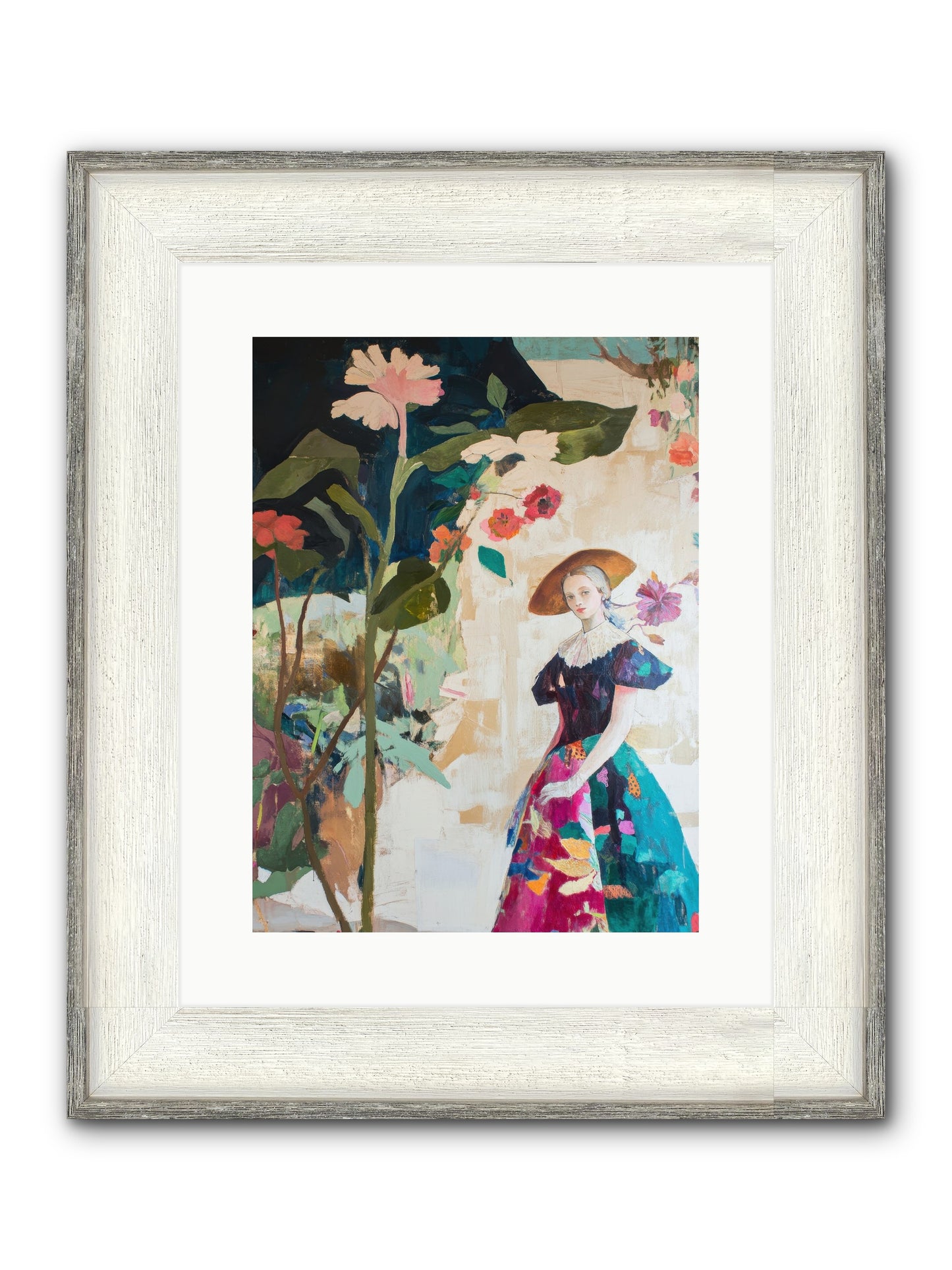 Legacy Of Seeds Framed Print - Driftwood White 12x16