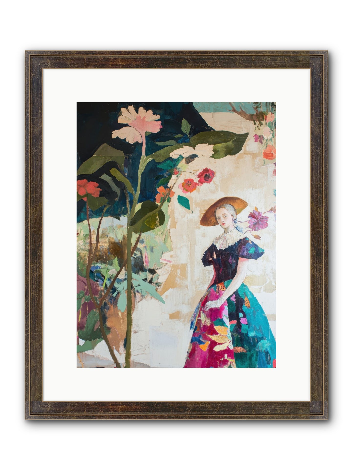 Legacy Of Seeds Framed Print - Slimwoods Black/Gold 12x16
