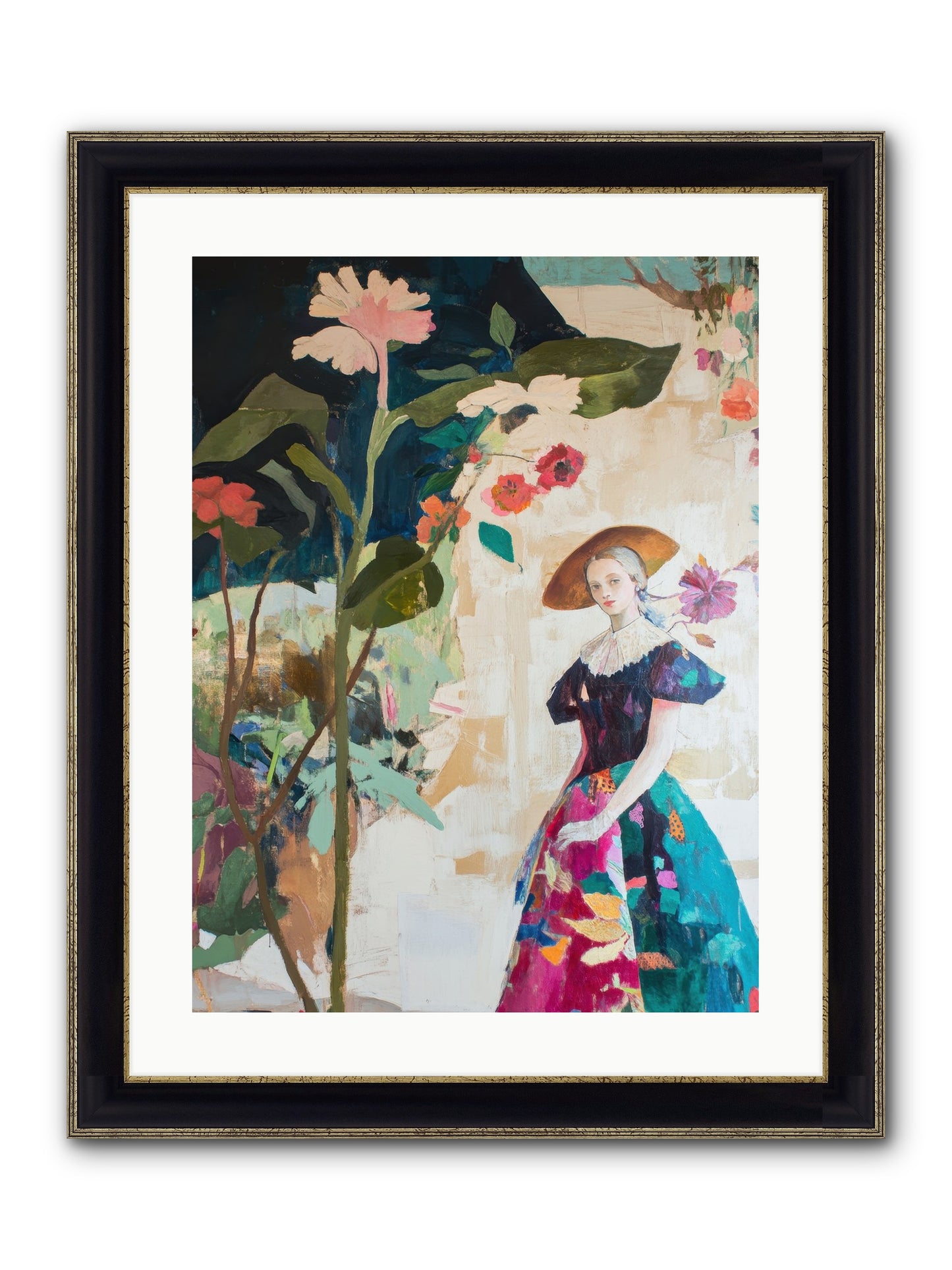 Legacy Of Seeds Framed Print - Black & Gold 18x24