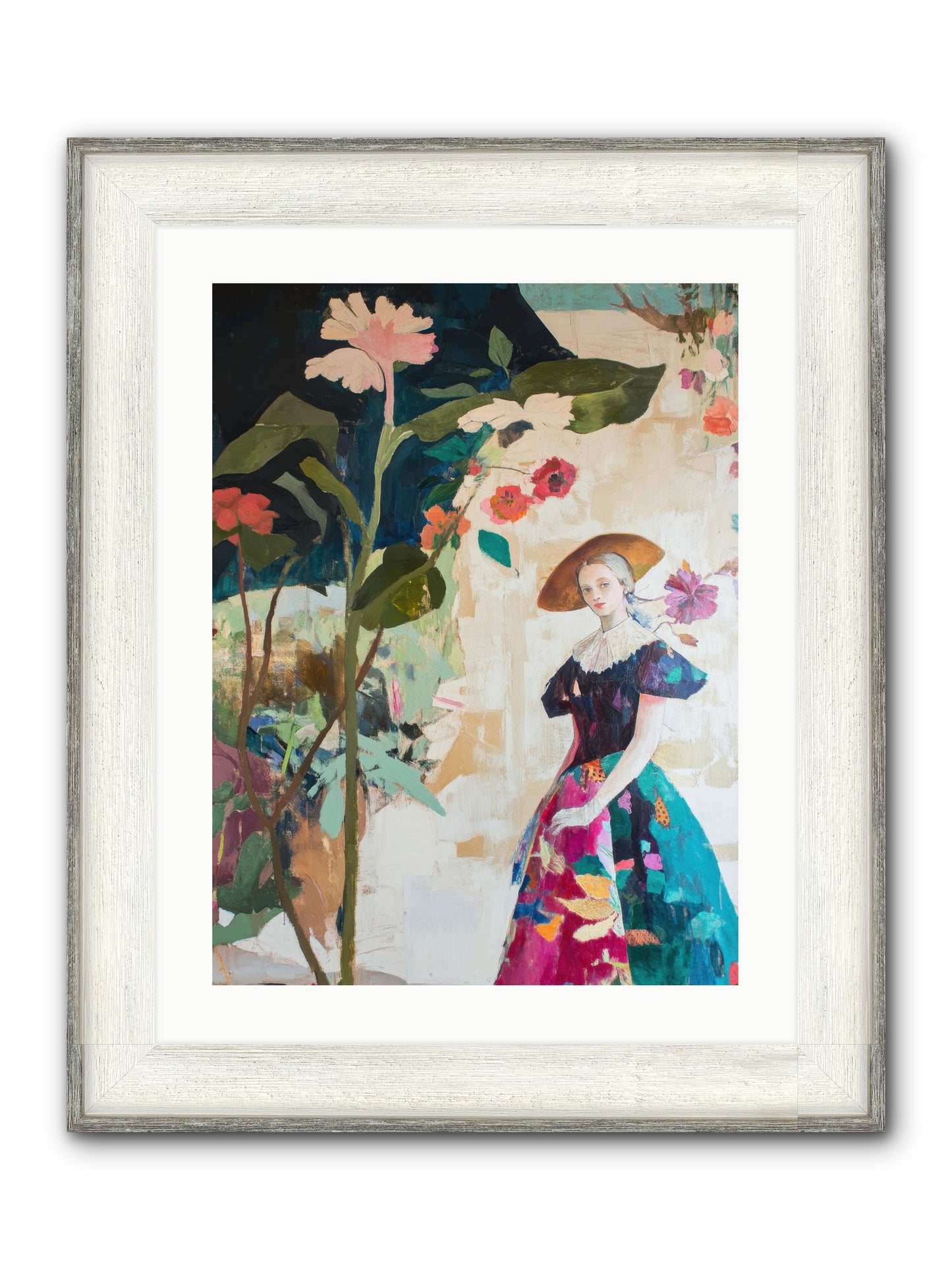 Legacy Of Seeds Framed Print - Driftwood White 18x24