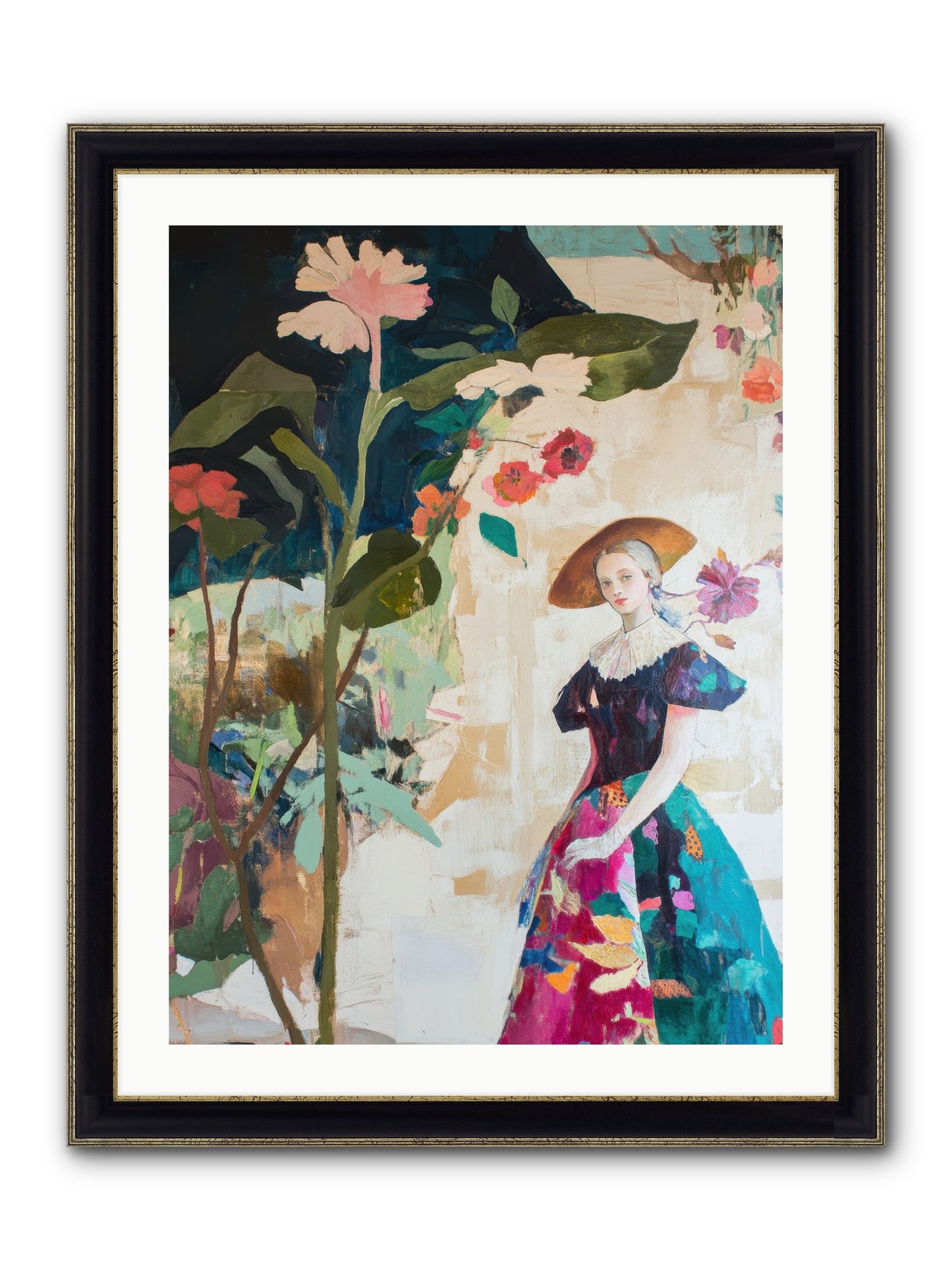 Legacy Of Seeds Framed Print - Black & Gold 24x32