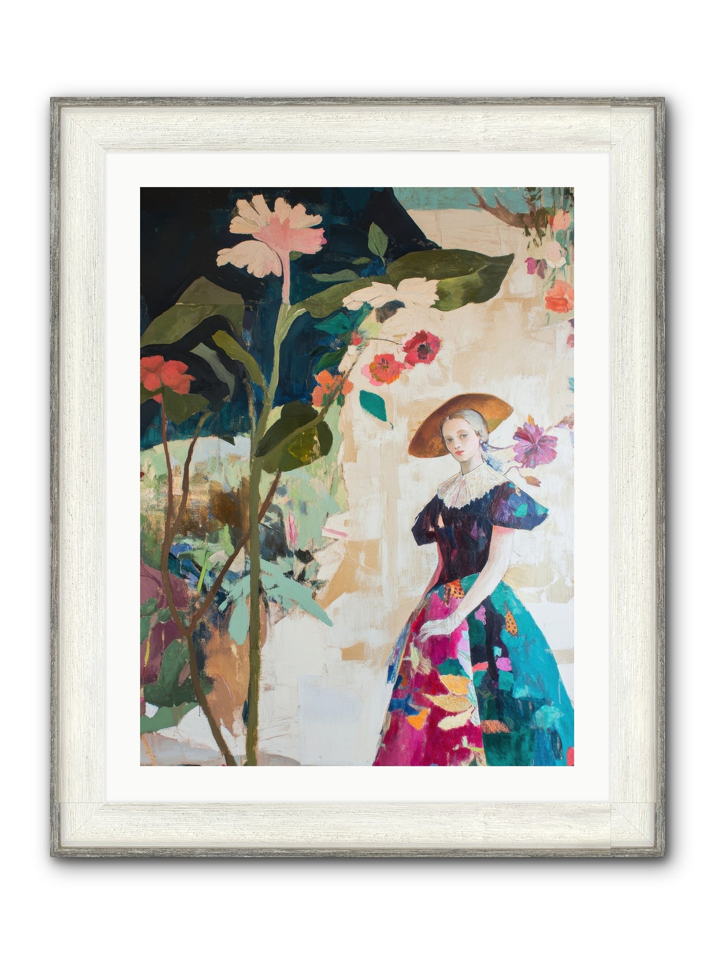 Legacy Of Seeds Framed Print - Driftwood White 24x32
