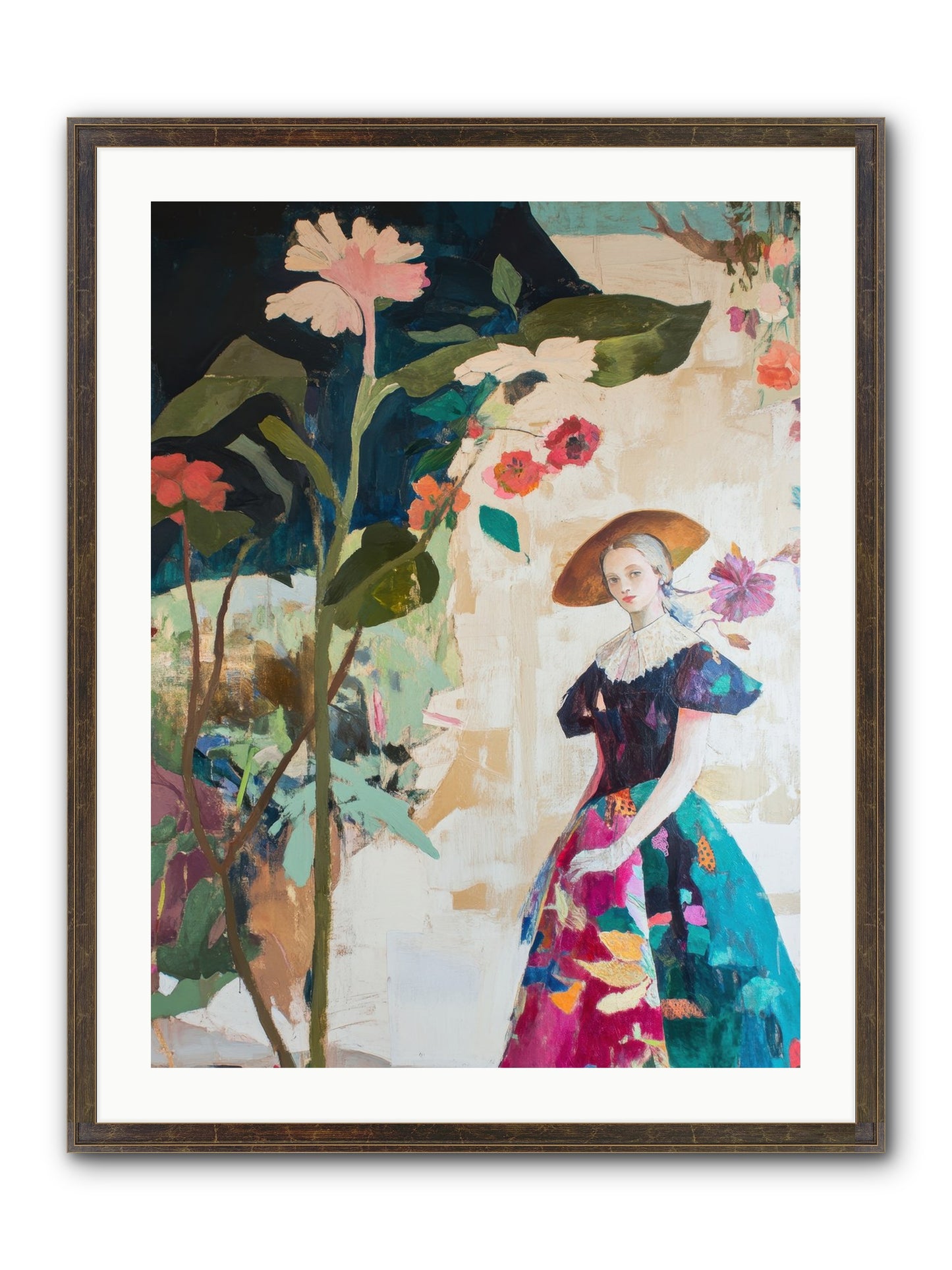 Legacy Of Seeds Framed Print - Slimwoods Black/Gold 24x32