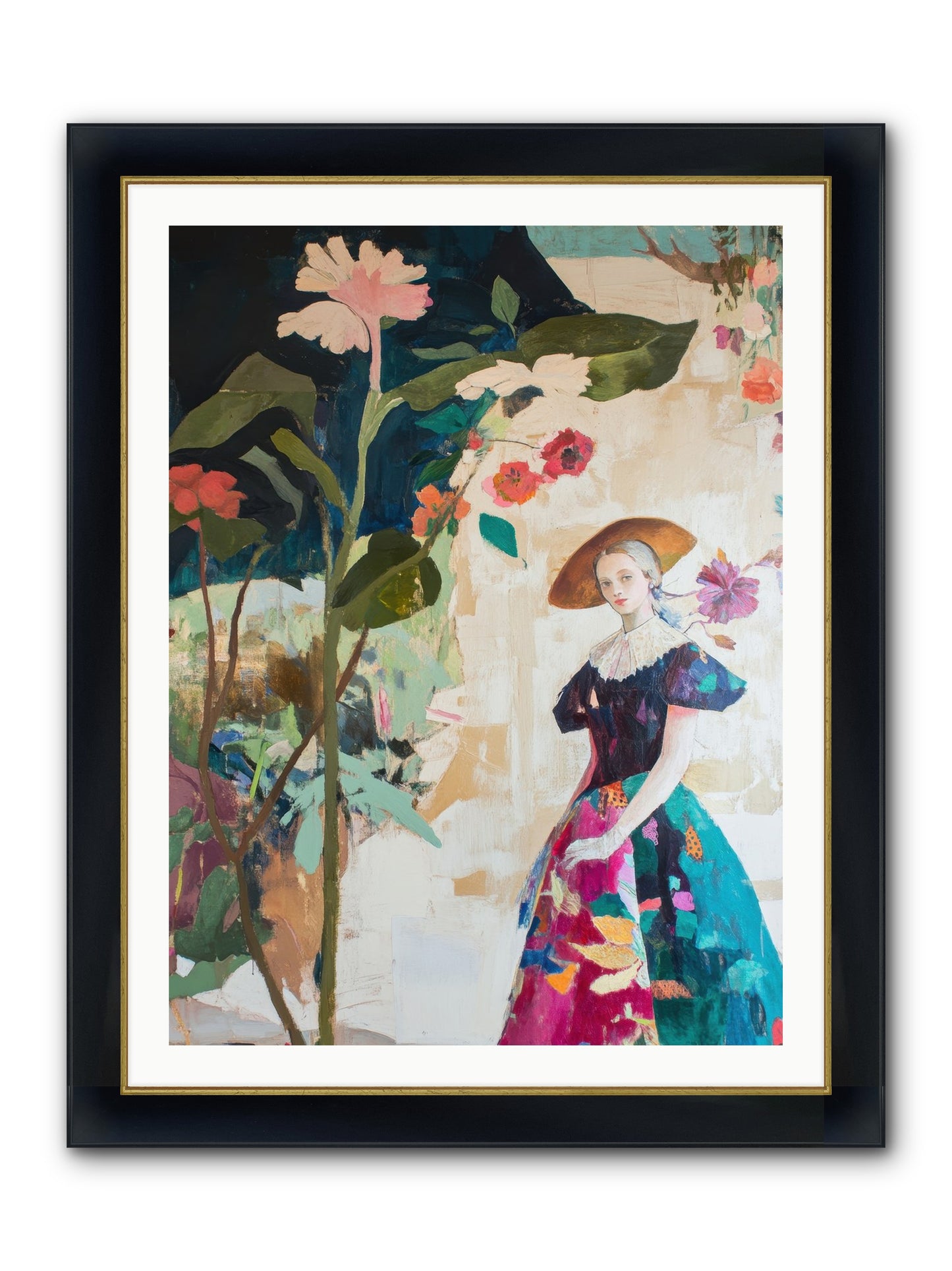 Legacy Of Seeds Framed Print - Wide Black w/Gold 30x40
