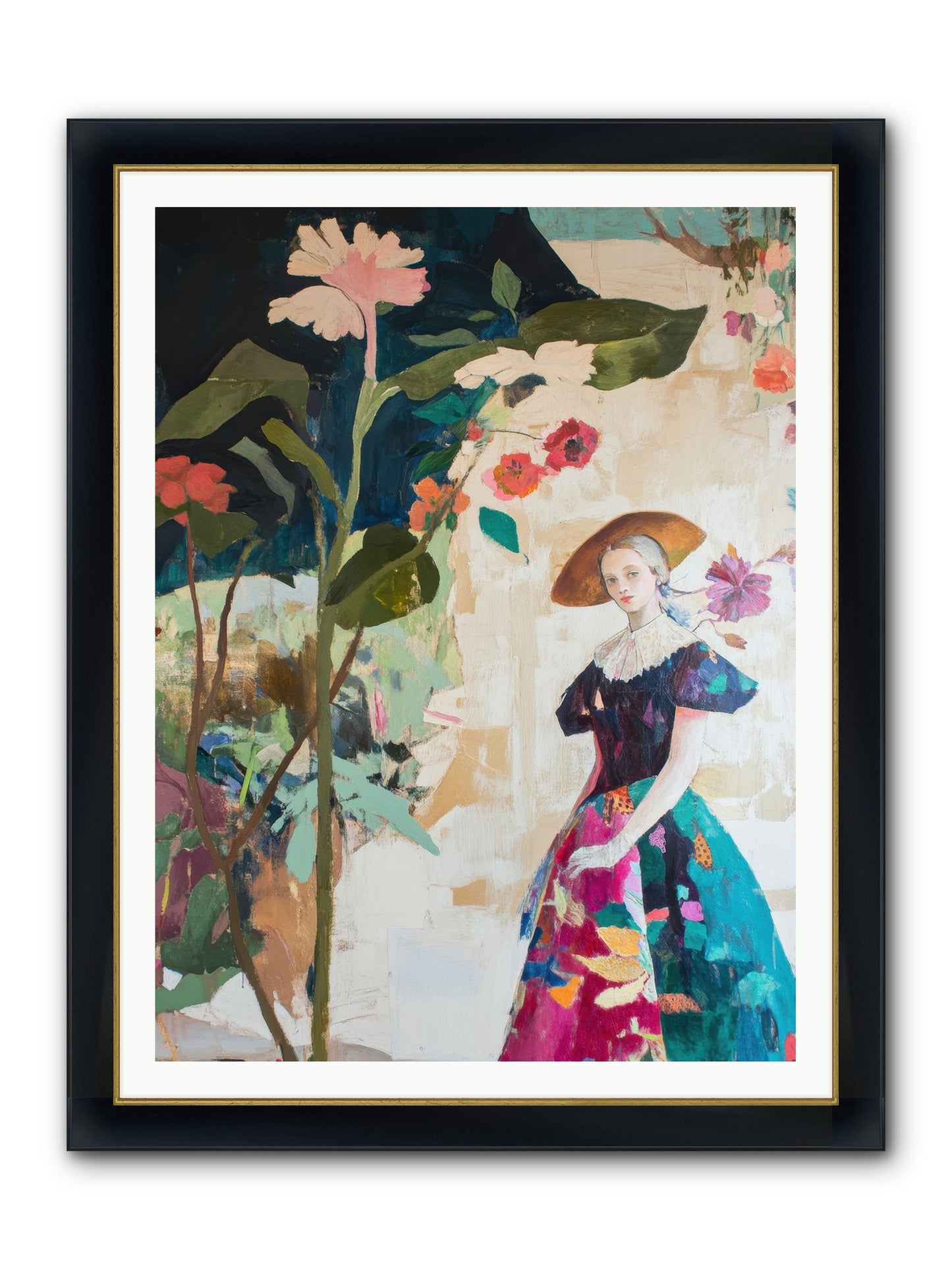 Legacy Of Seeds Framed Print - Wide Black w/Gold 36x48