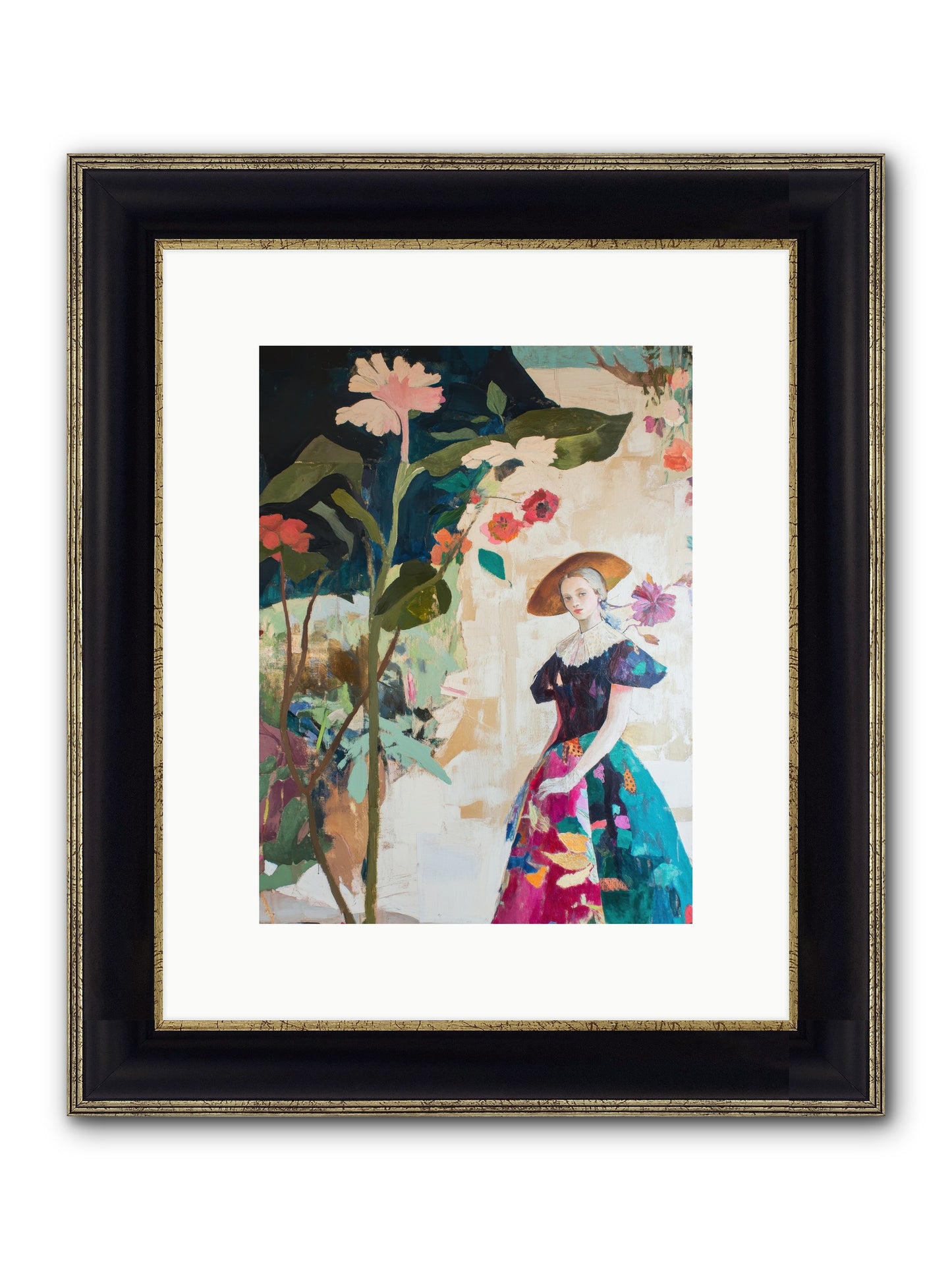 Legacy Of Seeds Framed Print - Black & Gold 9x12