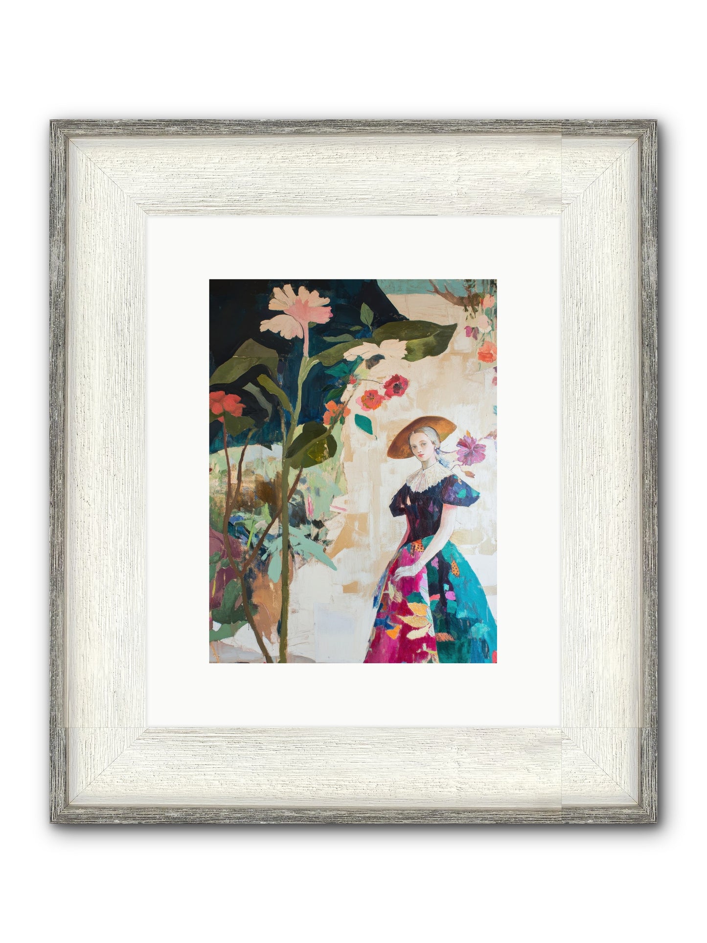 Legacy Of Seeds Framed Print - Driftwood White 9x12