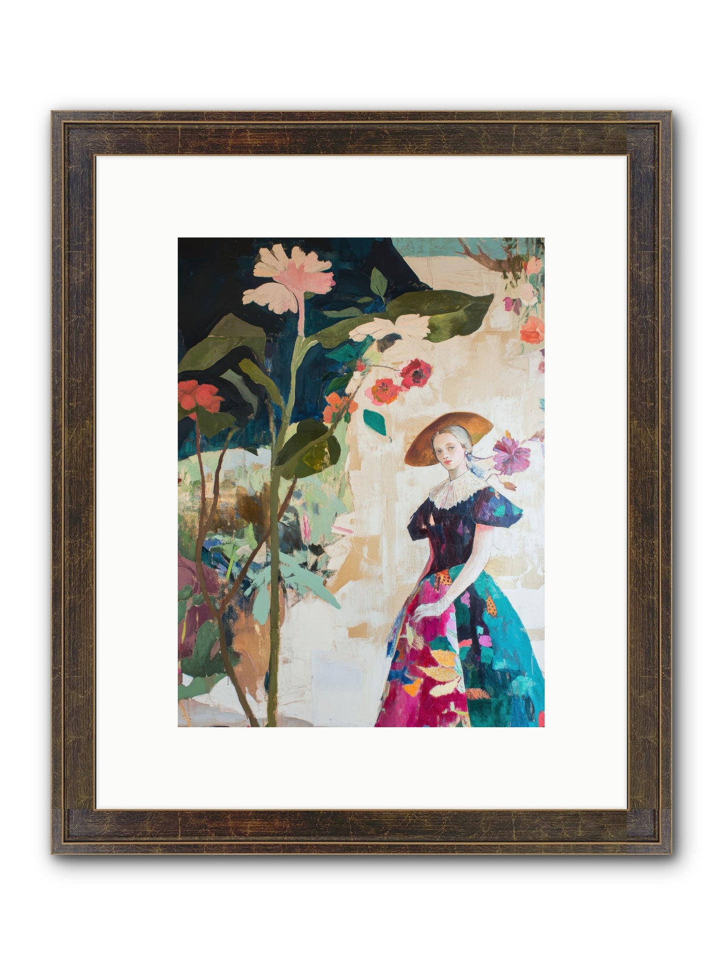 Legacy Of Seeds Framed Print - Slimwoods Black/Gold 9x12