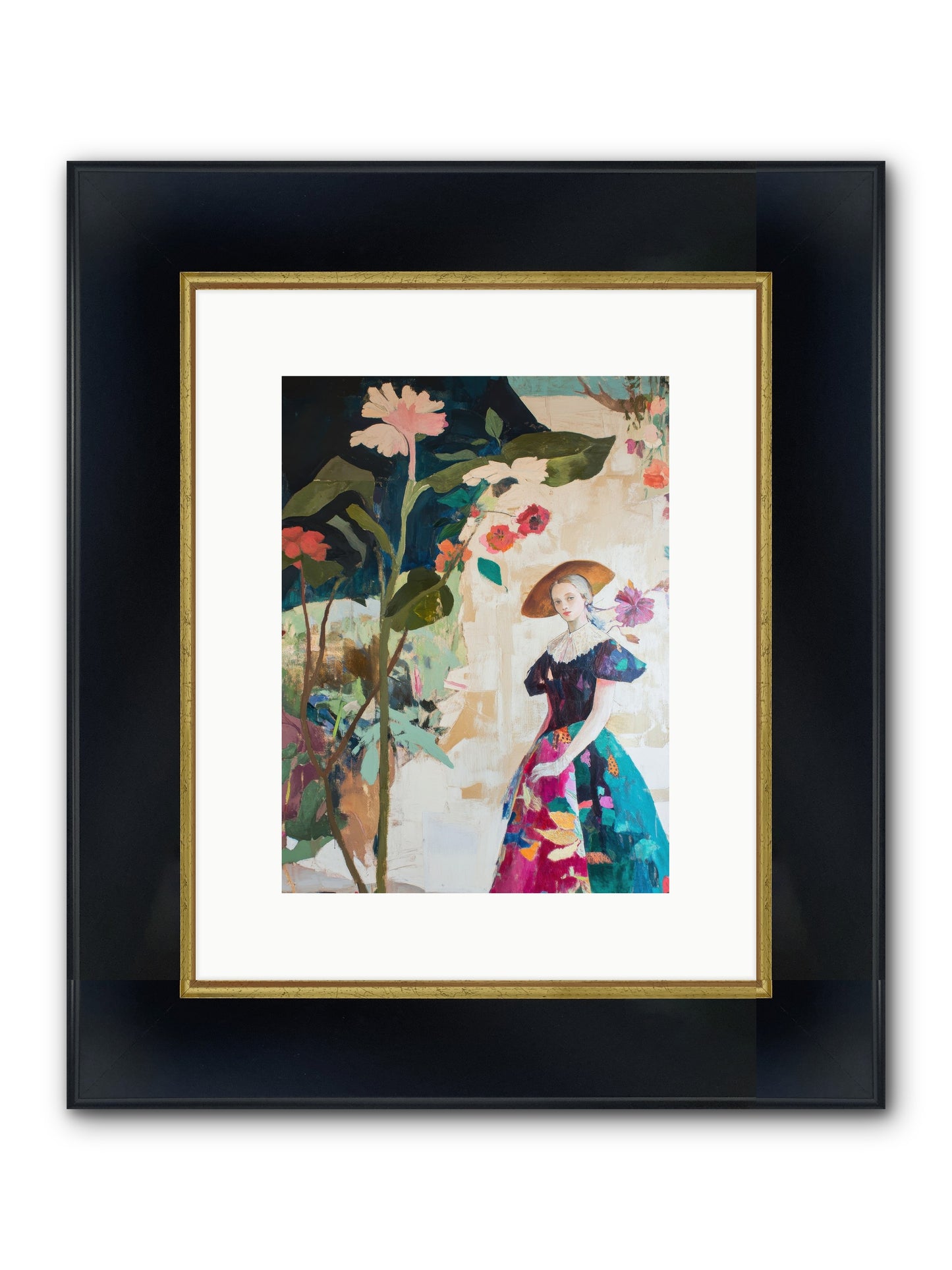 Legacy Of Seeds Framed Print - Wide Black w/Gold 9x12