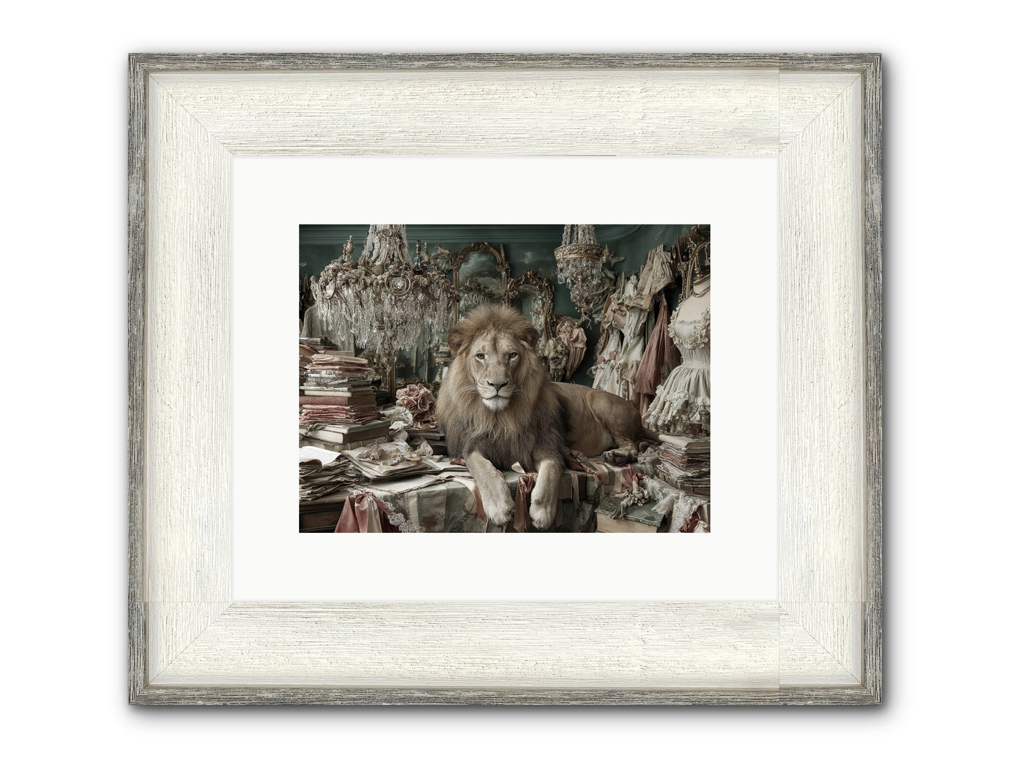 Lemonvale Afternoon Framed Print - Driftwood White 12x9