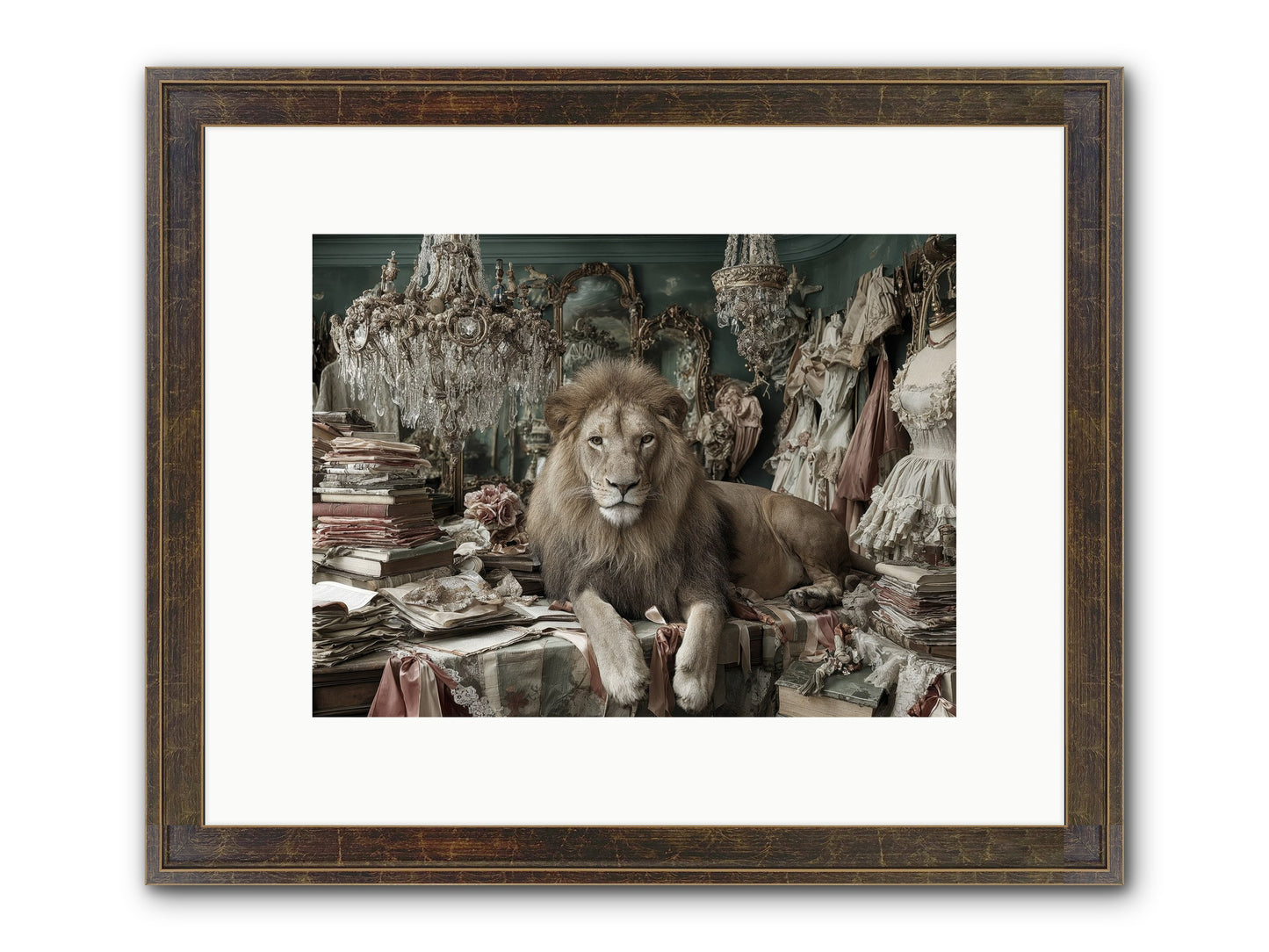 Lemonvale Afternoon Framed Print - Slimwoods Black/Gold 12x9