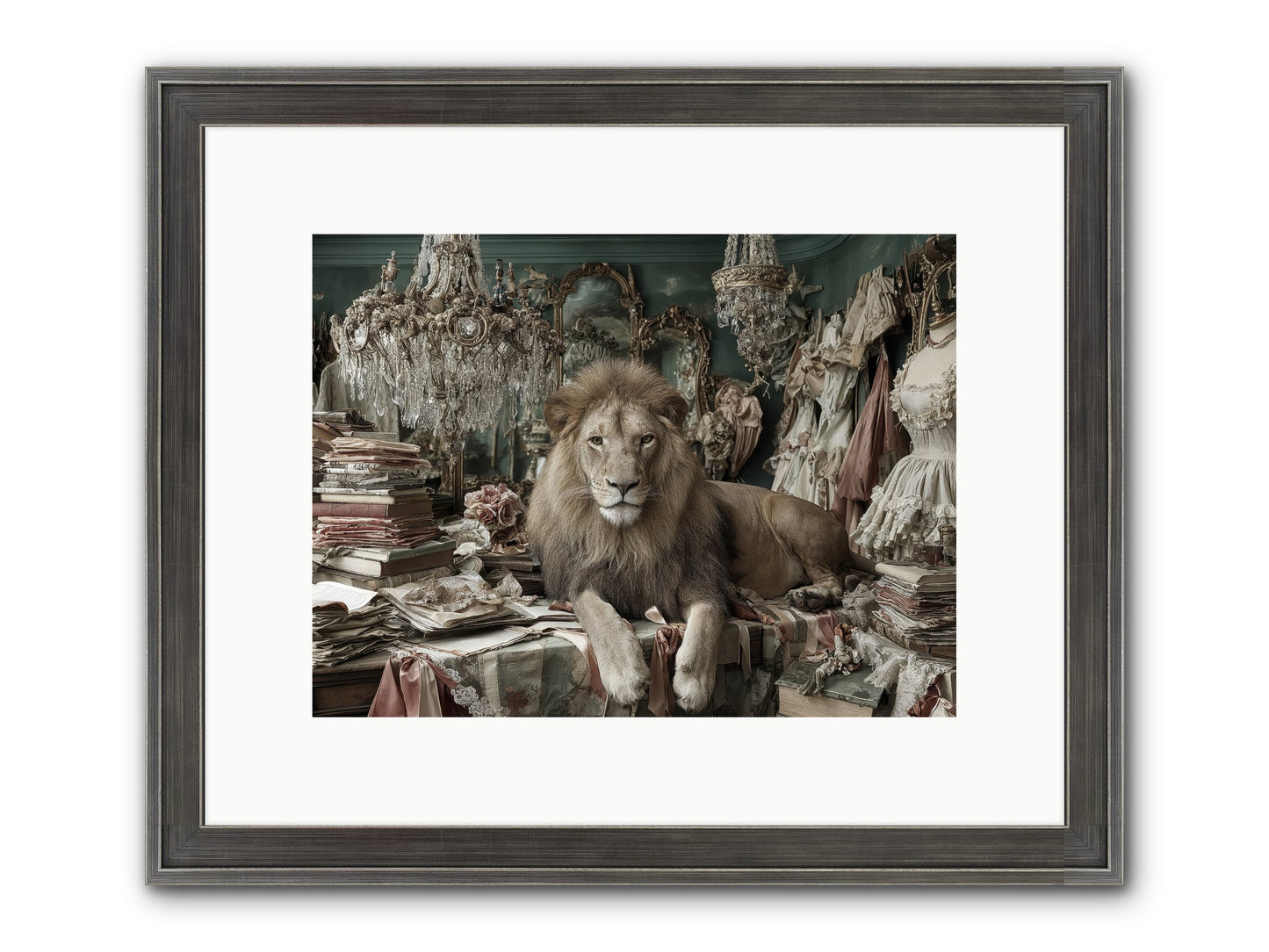 Lemonvale Afternoon Framed Print - Slimwoods Black/Silver 12x9
