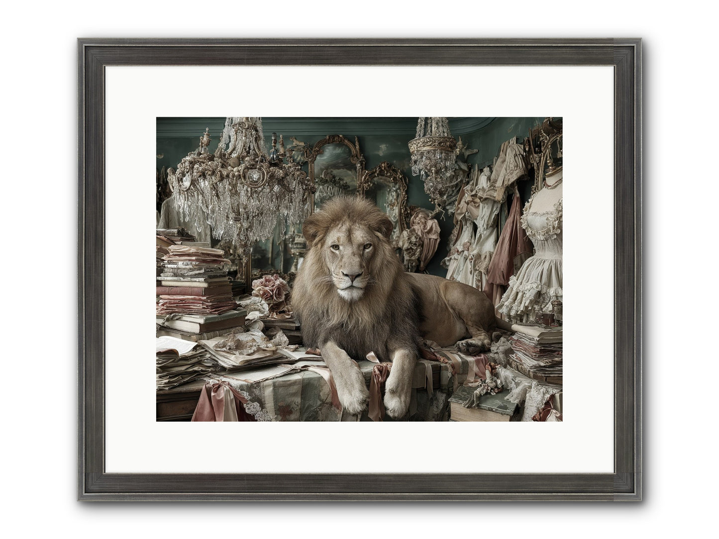 Lemonvale Afternoon Framed Print - Slimwoods Black/Silver 16x12