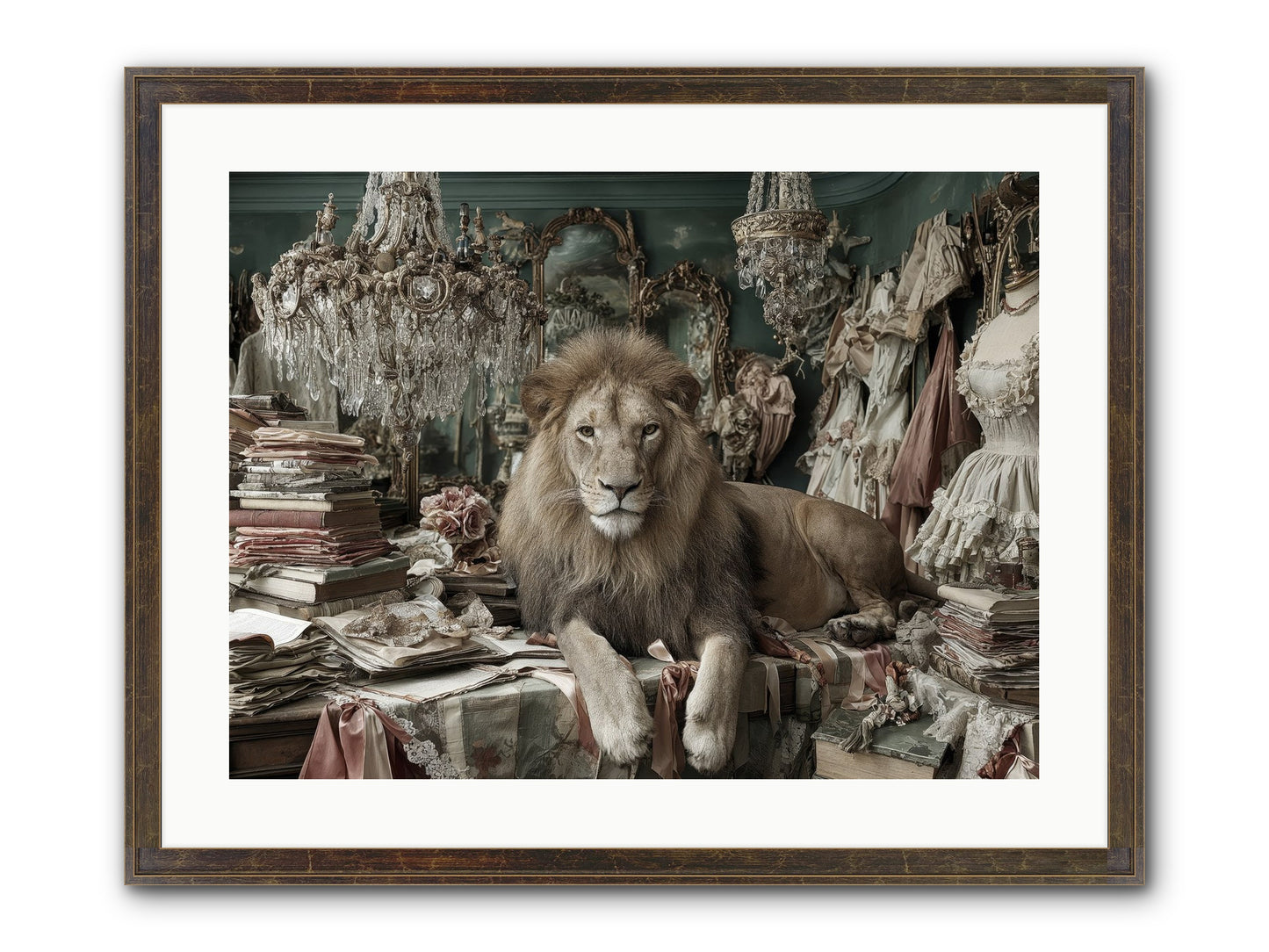 Lemonvale Afternoon Framed Print - Slimwoods Black/Gold 24x18