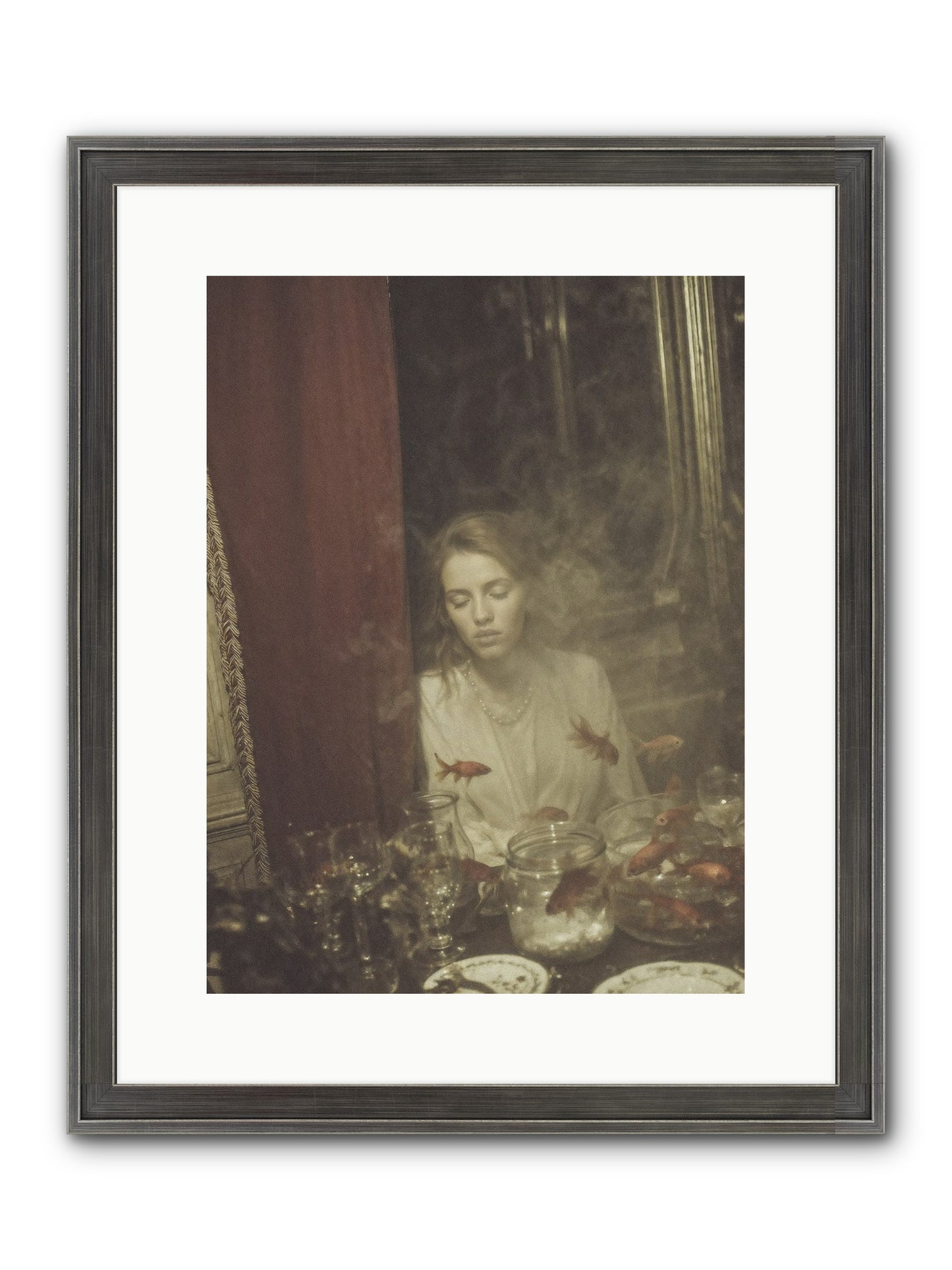Lessons in Floating Framed Print - Slimwoods Black/Silver 12x16