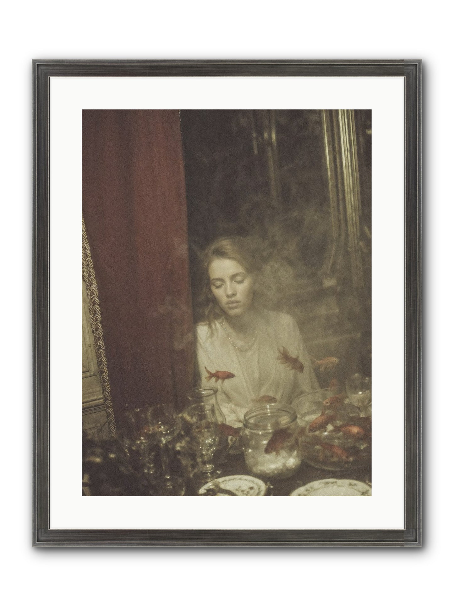 Lessons in Floating Framed Print - Slimwoods Black/Silver 18x24