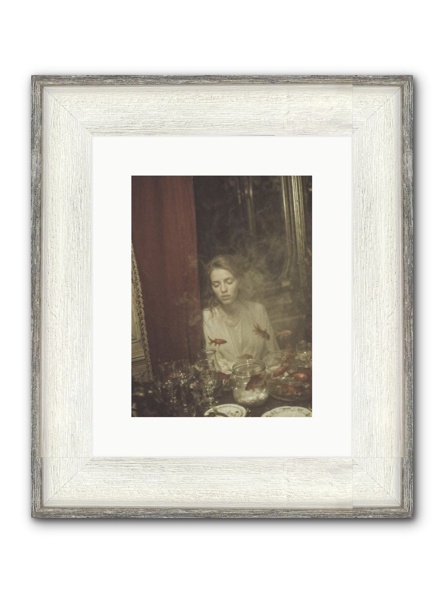 Lessons in Floating Framed Print - Driftwood White 9x12
