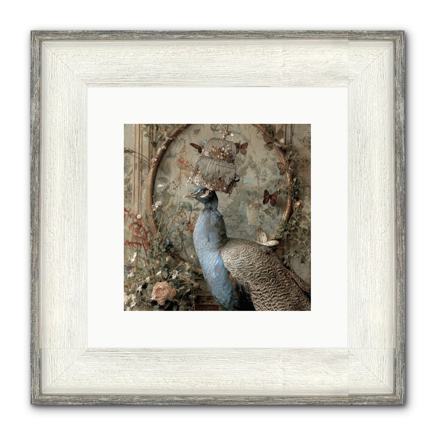 Letters From Lemon Hill Framed Print - Driftwood White 10x10
