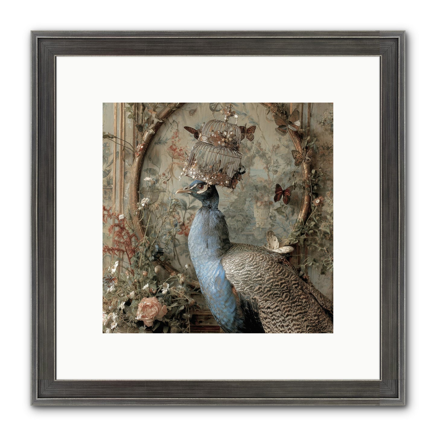 Letters From Lemon Hill Framed Print - Slimwoods Black/Silver 10x10
