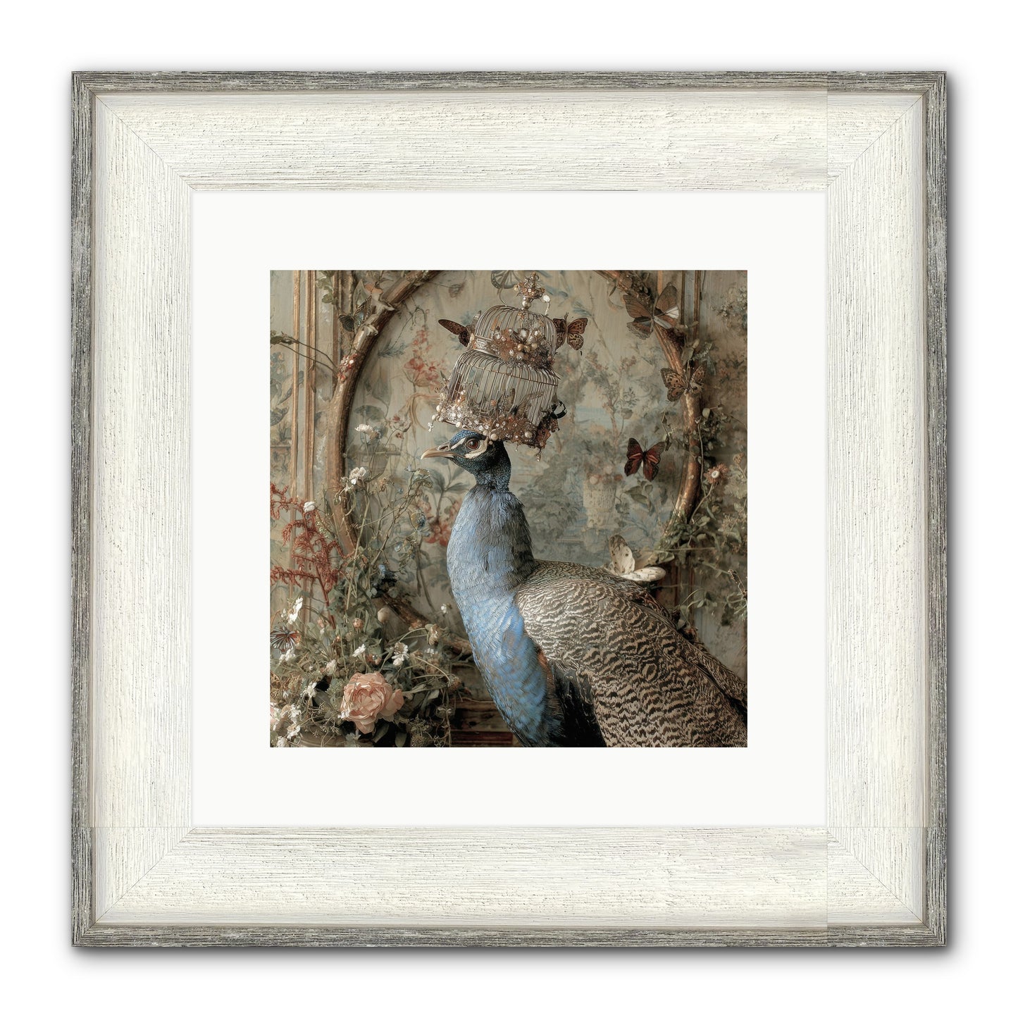 Letters From Lemon Hill Framed Print - Driftwood White 12x12