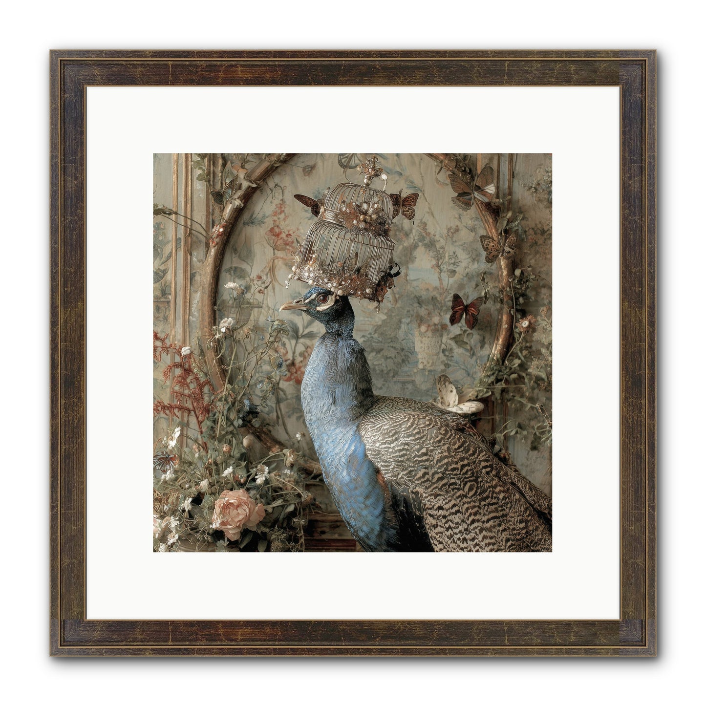 Letters From Lemon Hill Framed Print - Slimwoods Black/Gold 12x12
