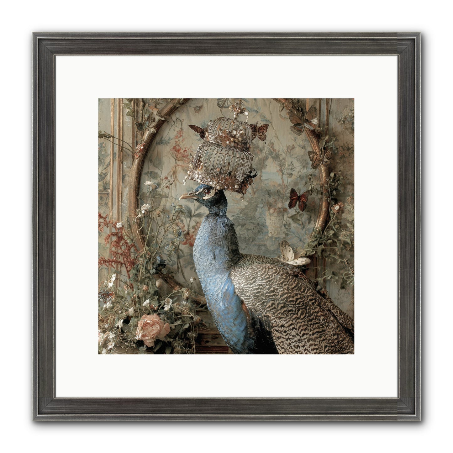 Letters From Lemon Hill Framed Print - Slimwoods Black/Silver 12x12