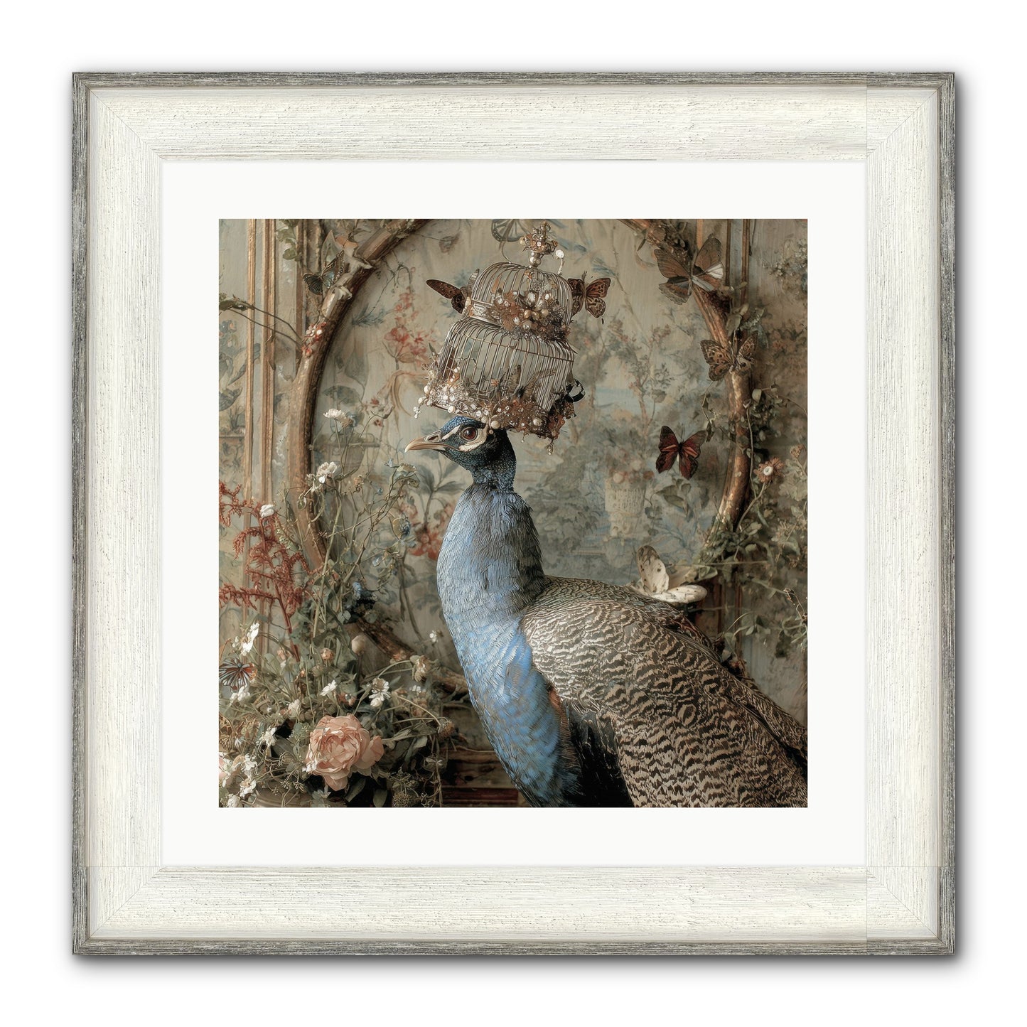 Letters From Lemon Hill Framed Print - Driftwood White 20x20