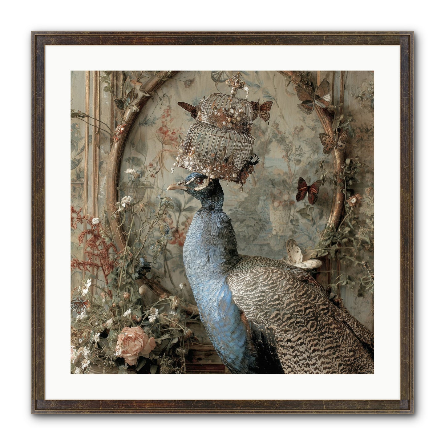 Letters From Lemon Hill Framed Print - Slimwoods Black/Gold 24x24