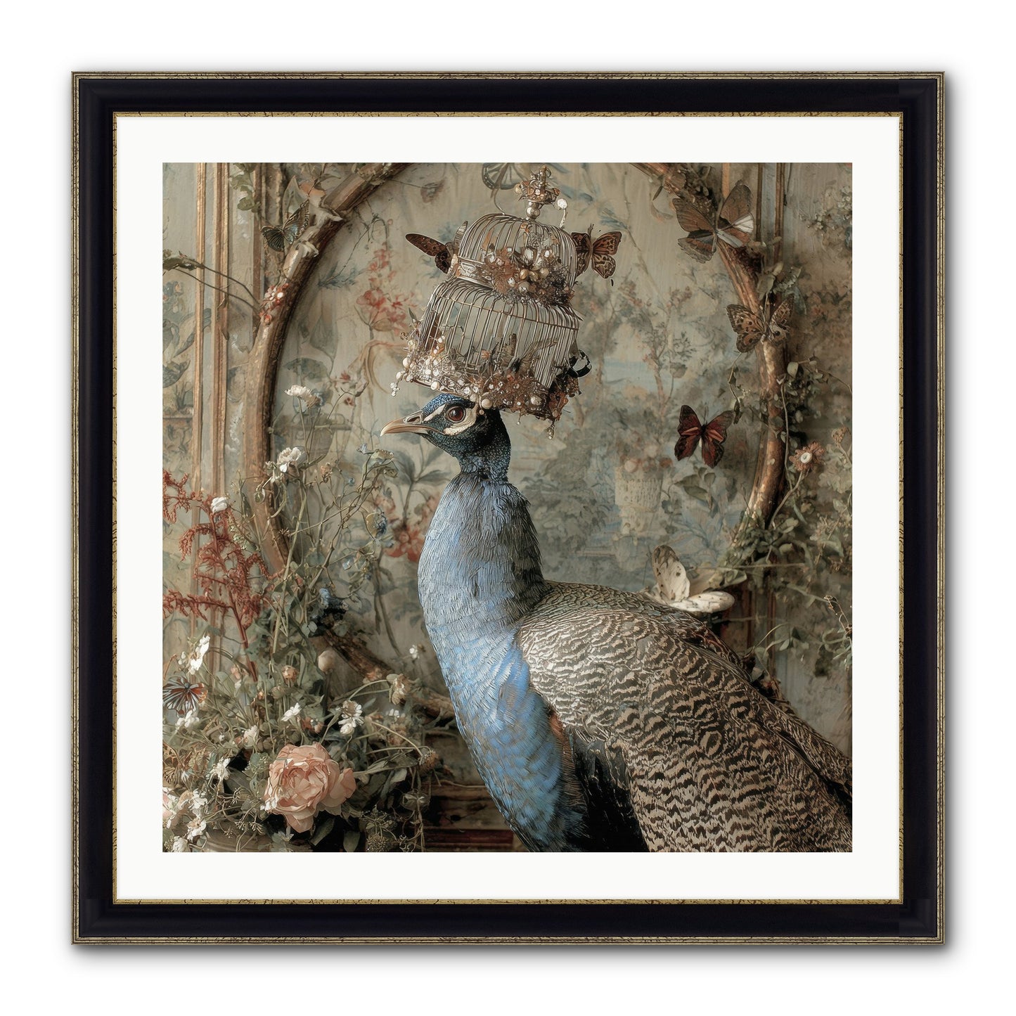 Letters From Lemon Hill Framed Print - Black & Gold 30x30