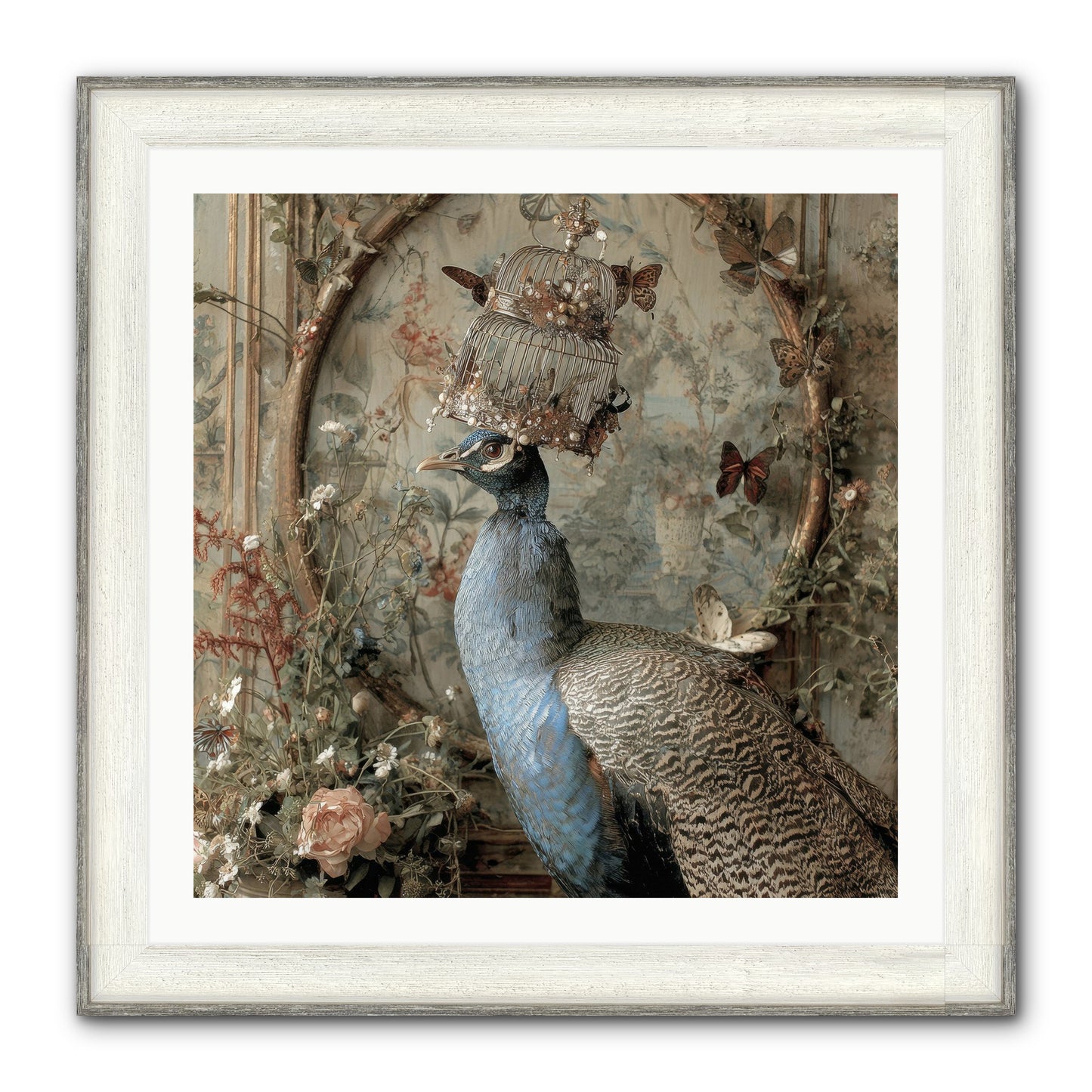 Letters From Lemon Hill Framed Print - Driftwood White 30x30