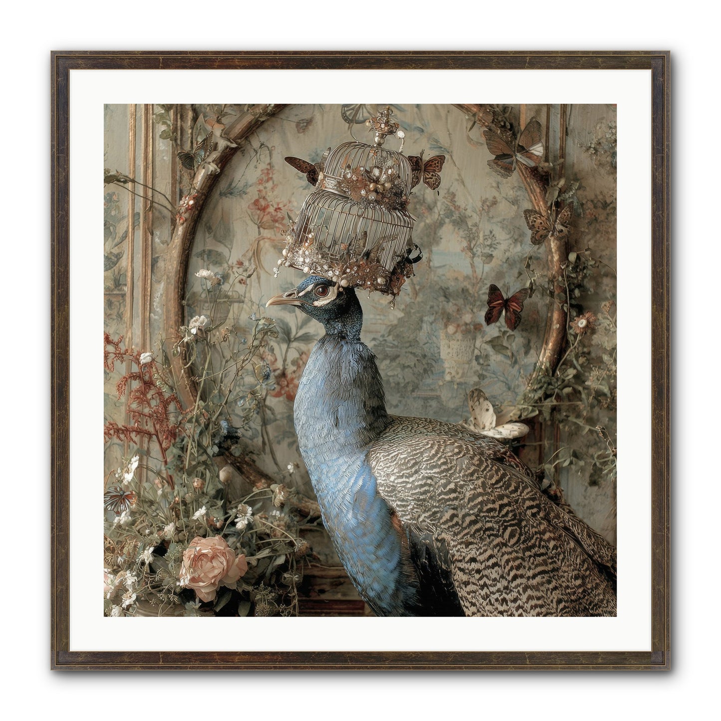 Letters From Lemon Hill Framed Print - Slimwoods Black/Gold 30x30