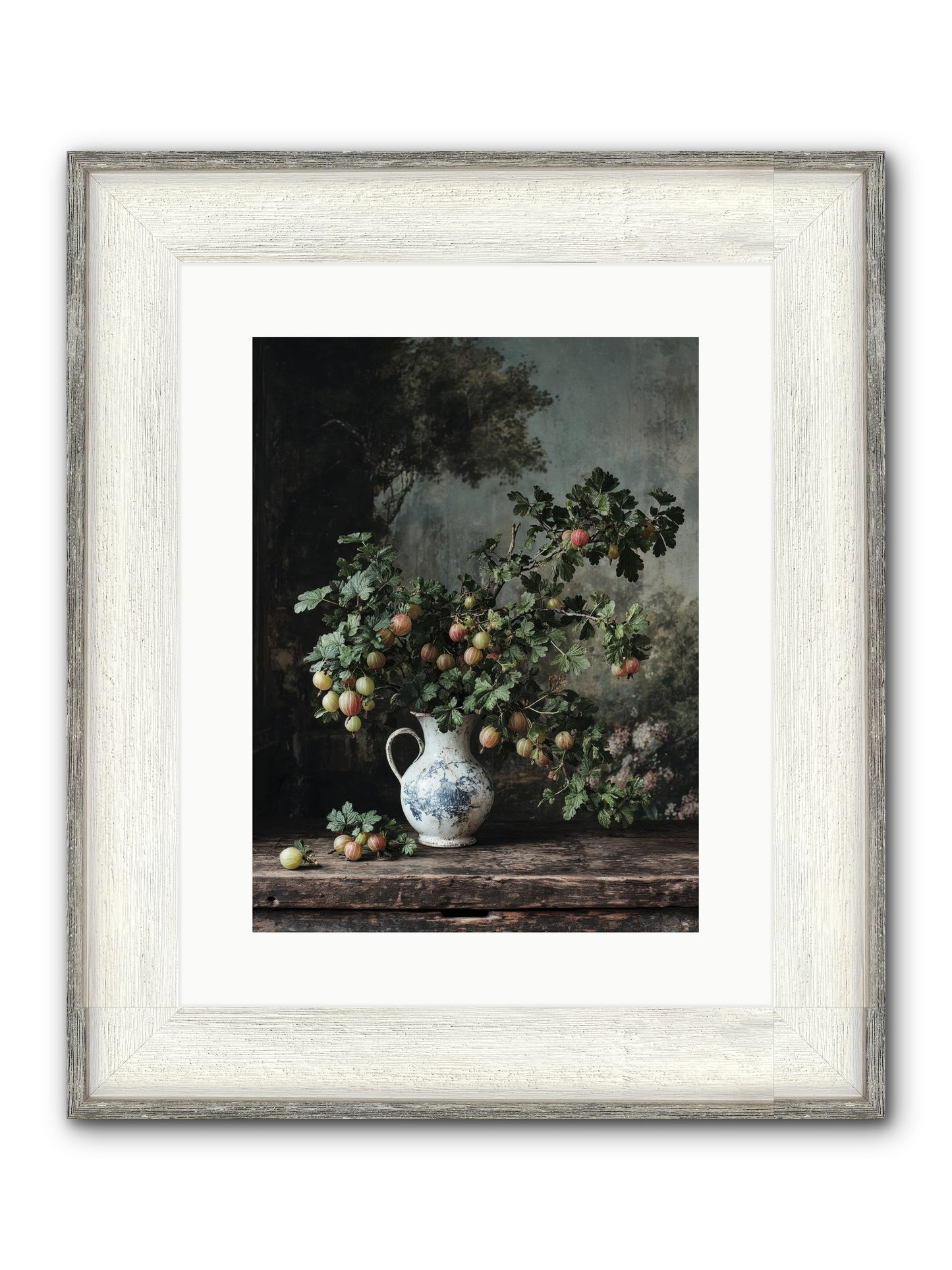Letters Home Framed Print - Driftwood White 12x16