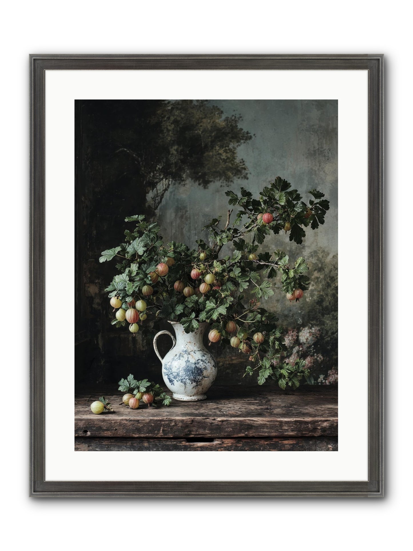 Letters Home Framed Print - Slimwoods Black/Silver 18x24