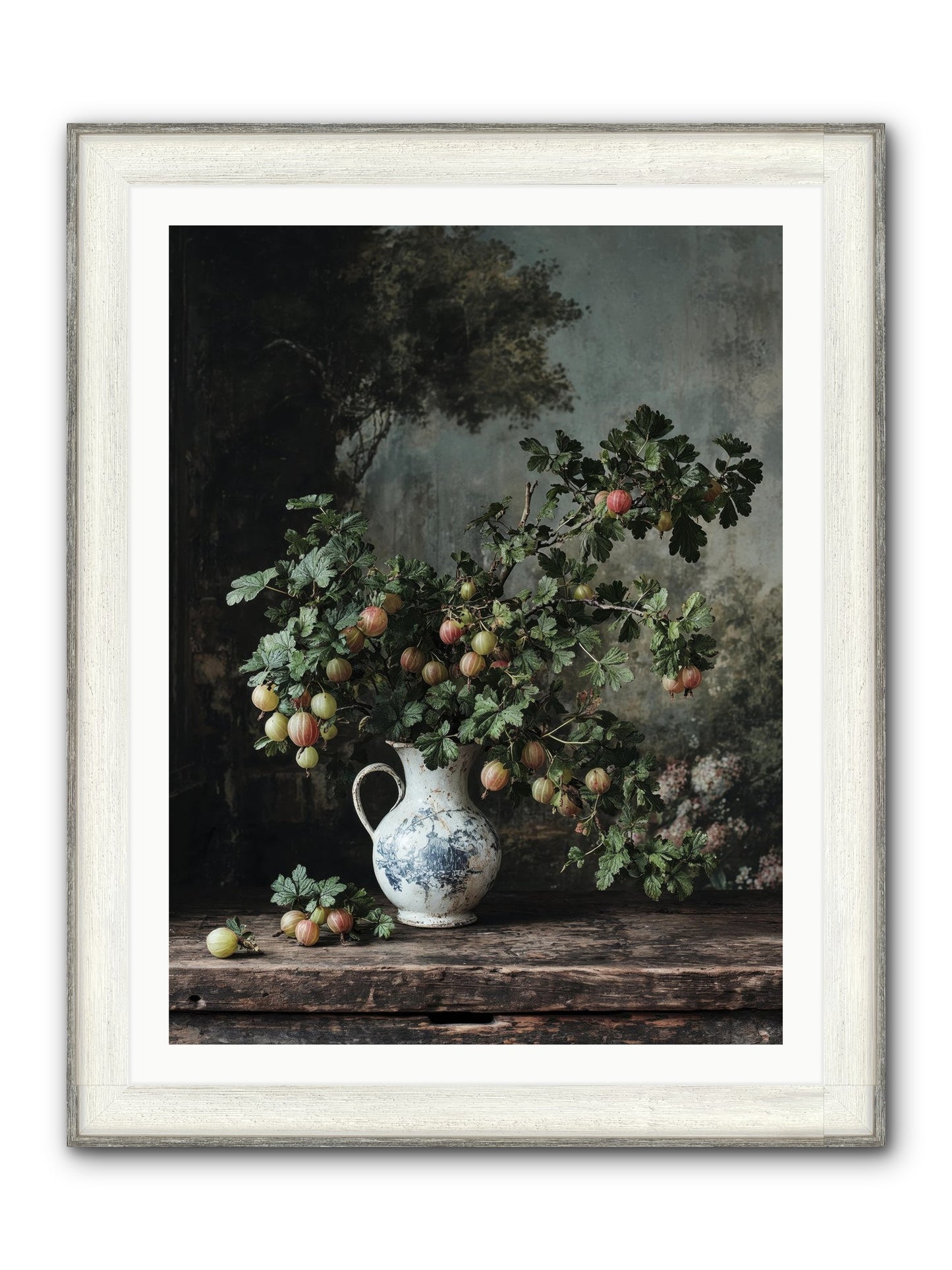 Letters Home Framed Print - Driftwood White 30x40
