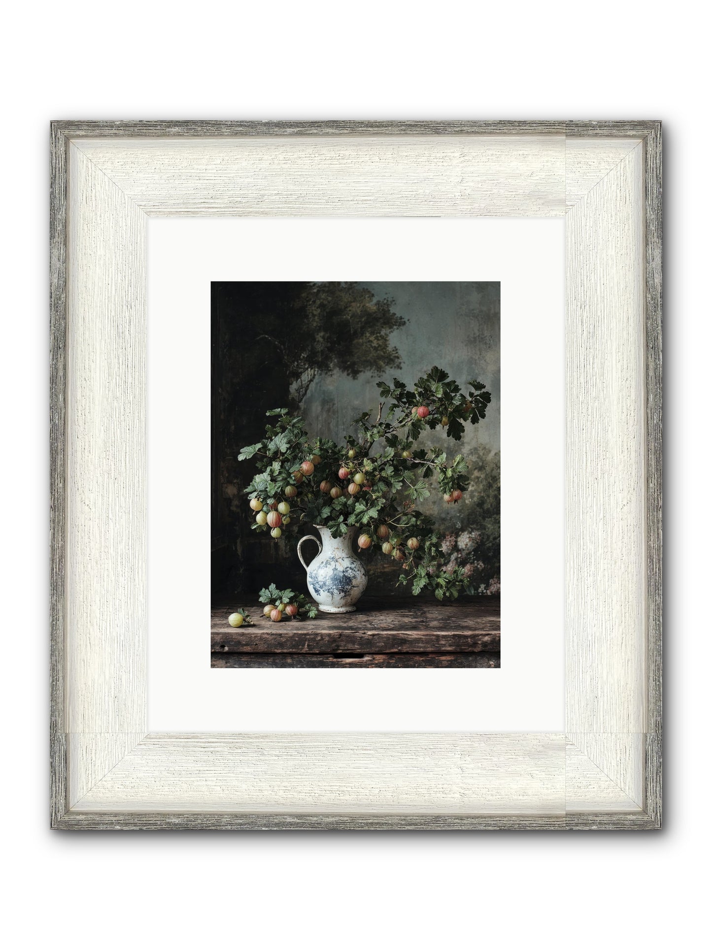 Letters Home Framed Print - Driftwood White 9x12