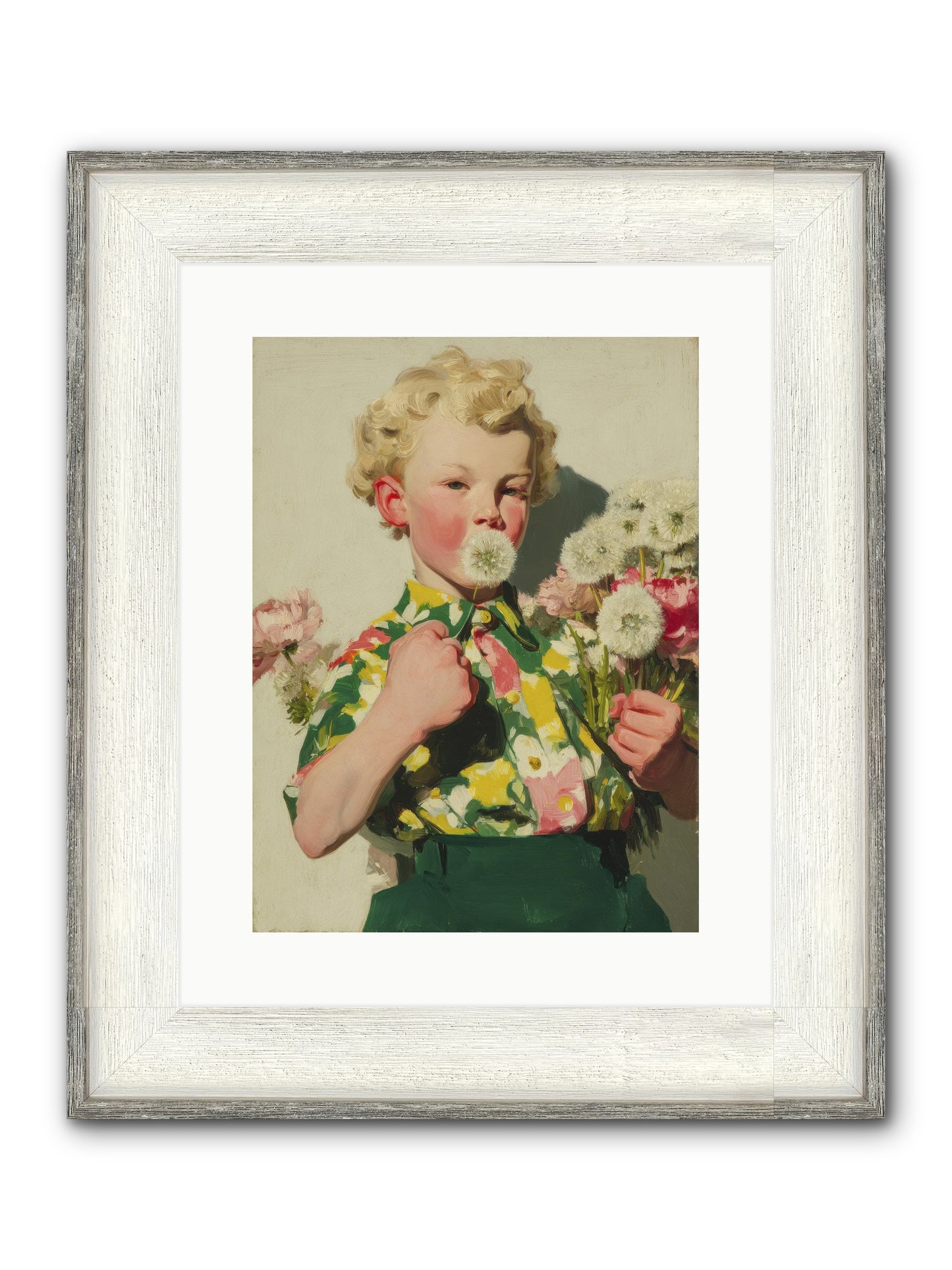 Letters To June Framed Print - Driftwood White 12x16