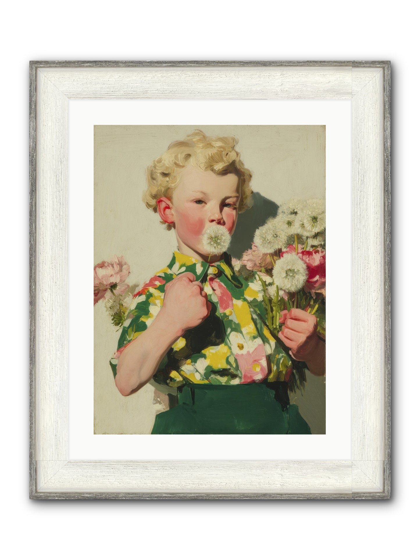 Letters To June Framed Print - Driftwood White 18x24