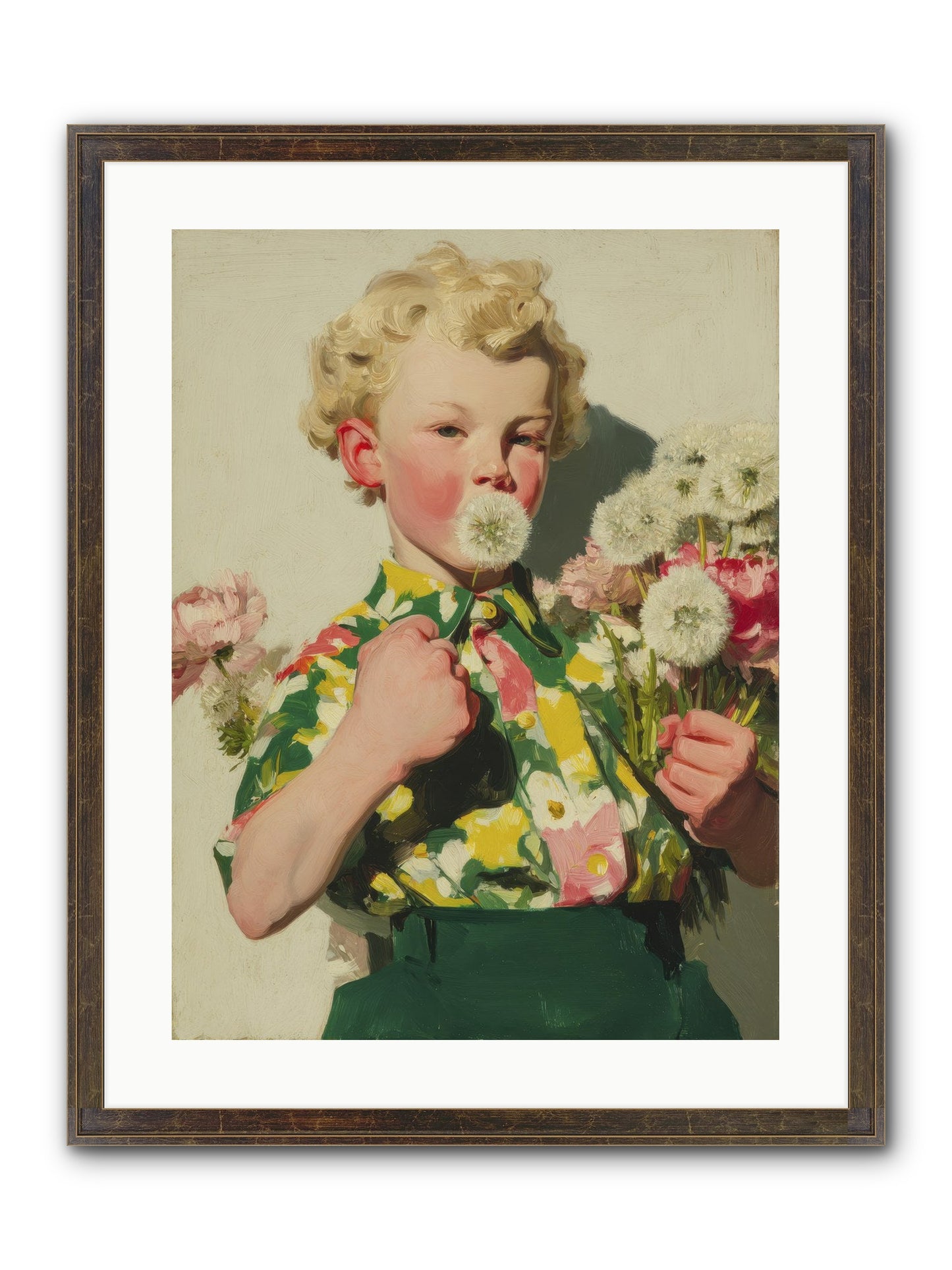 Letters To June Framed Print - Slimwoods Black/Gold 18x24