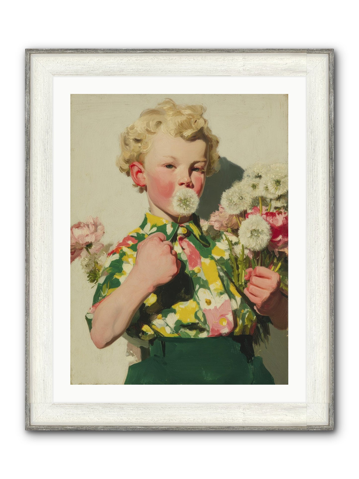 Letters To June Framed Print - Driftwood White 24x32