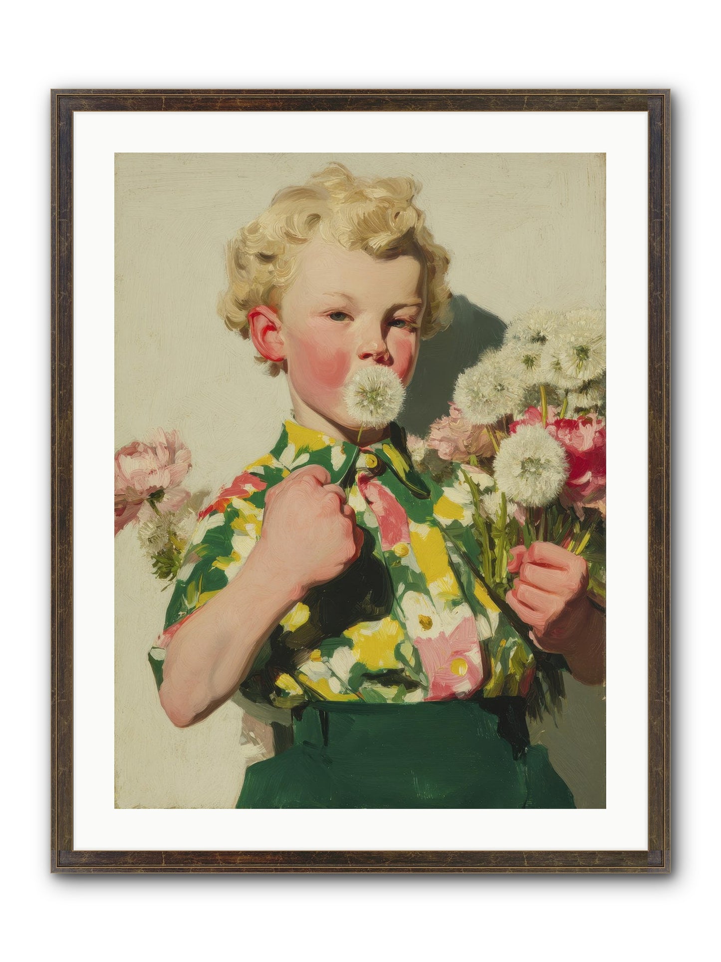 Letters To June Framed Print - Slimwoods Black/Gold 24x32