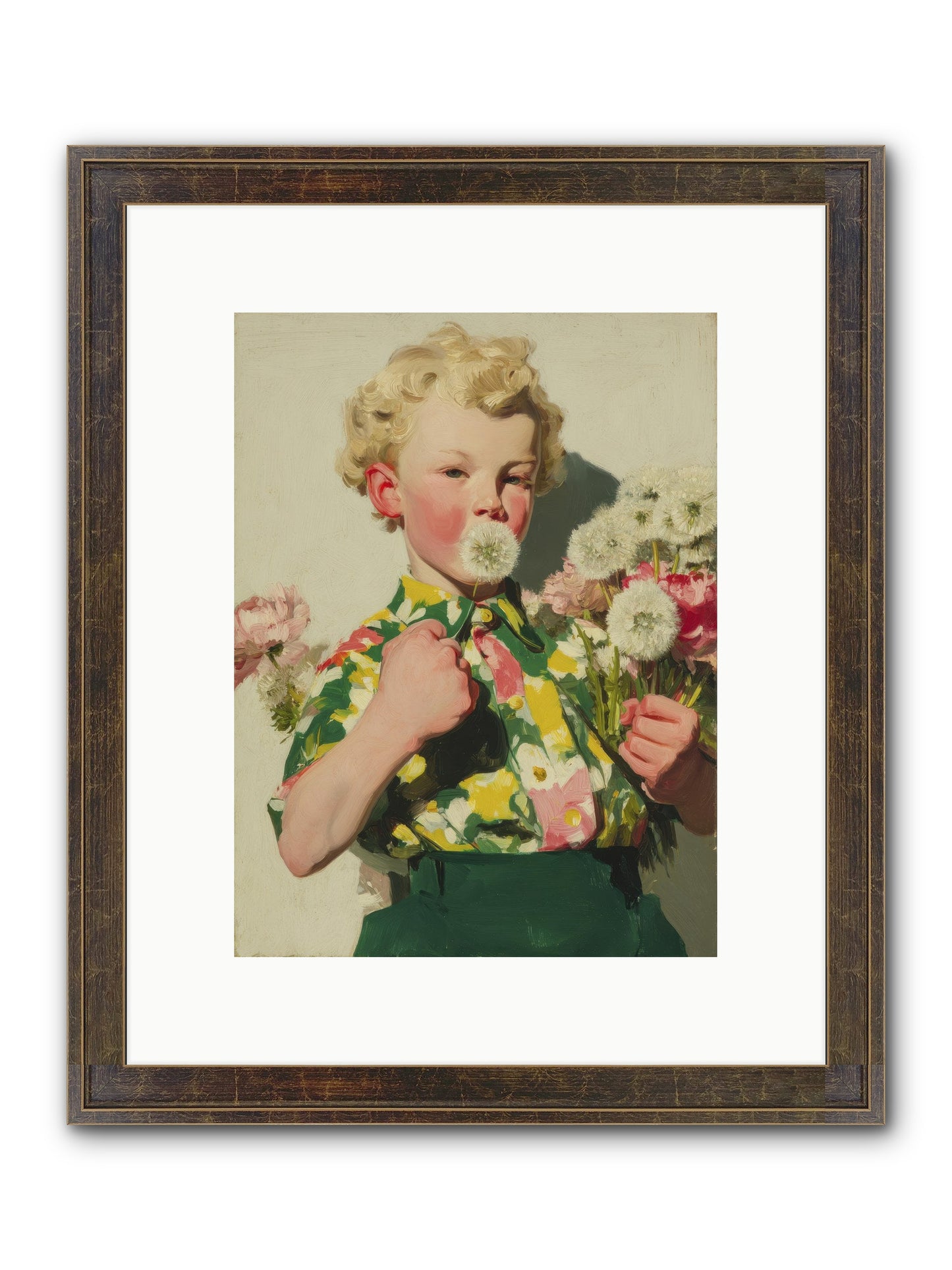 Letters To June Framed Print - Slimwoods Black/Gold 9x12
