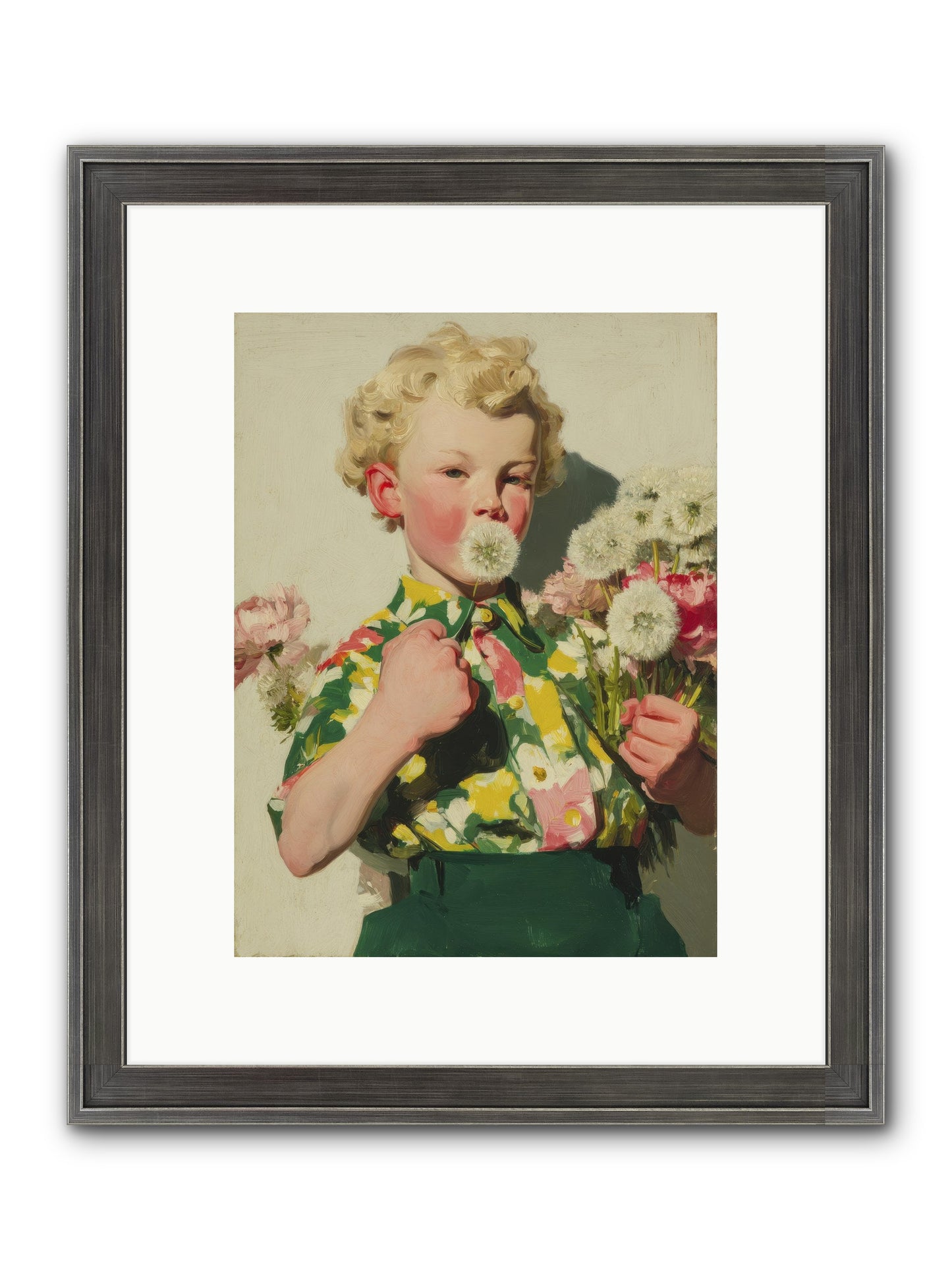 Letters To June Framed Print - Slimwoods Black/Silver 9x12