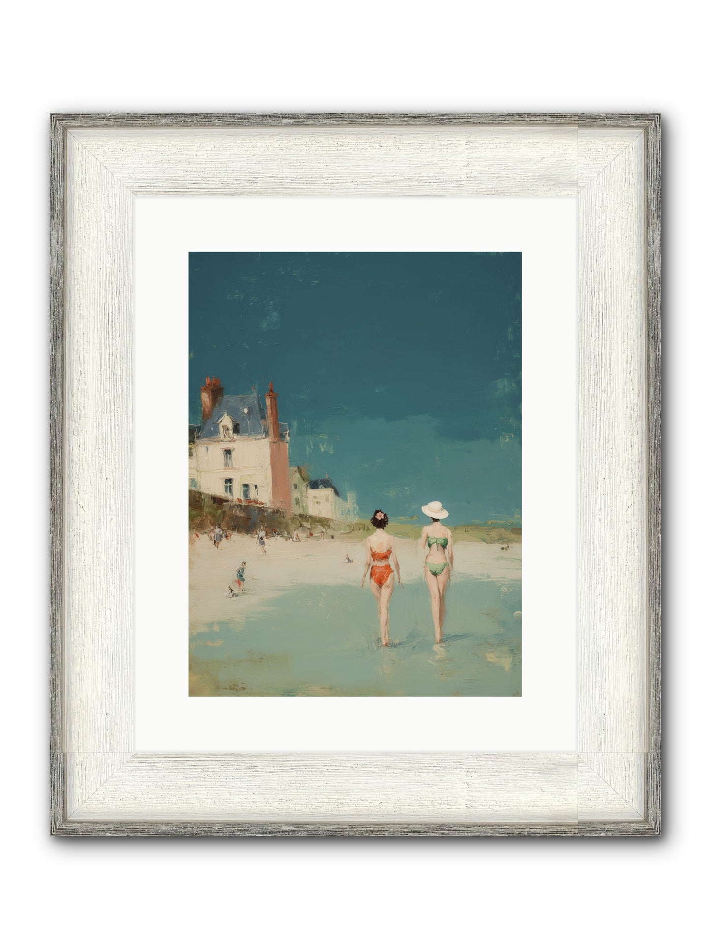 Life's Long Song Framed Print - Driftwood White 12x16